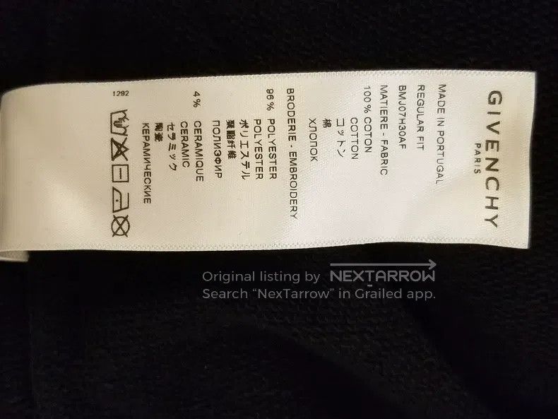 Givenchy Givenchy Embroidered Sweatshirt Size US L / EU 52-54 / 3 - 7 Thumbnail