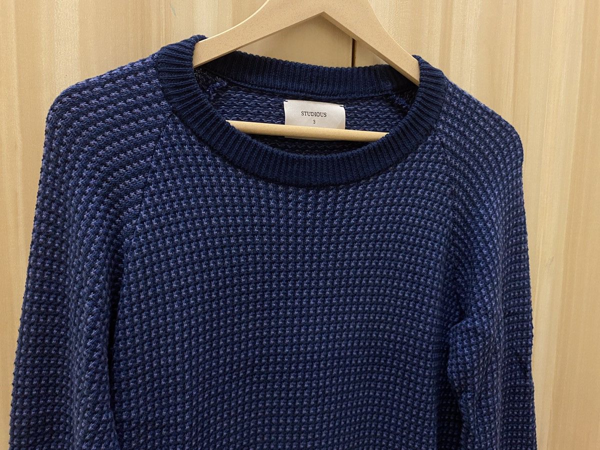 Japanese Brand × STUDIOUS Studious Knit Sweater Size M / US 6-8 / IT 42-44 - 3 Thumbnail