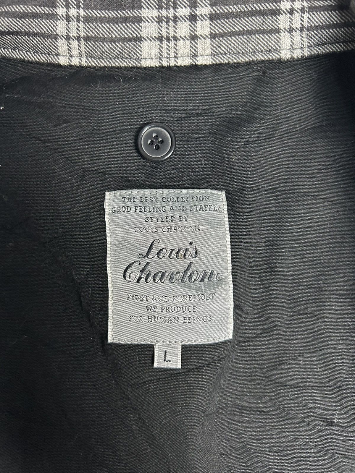 Japanese Brand LOUIS CHAVLON PLAID CHECKERED DOUBLE BREAST JACKET Size US L / EU 52-54 / 3 - 6 Thumbnail