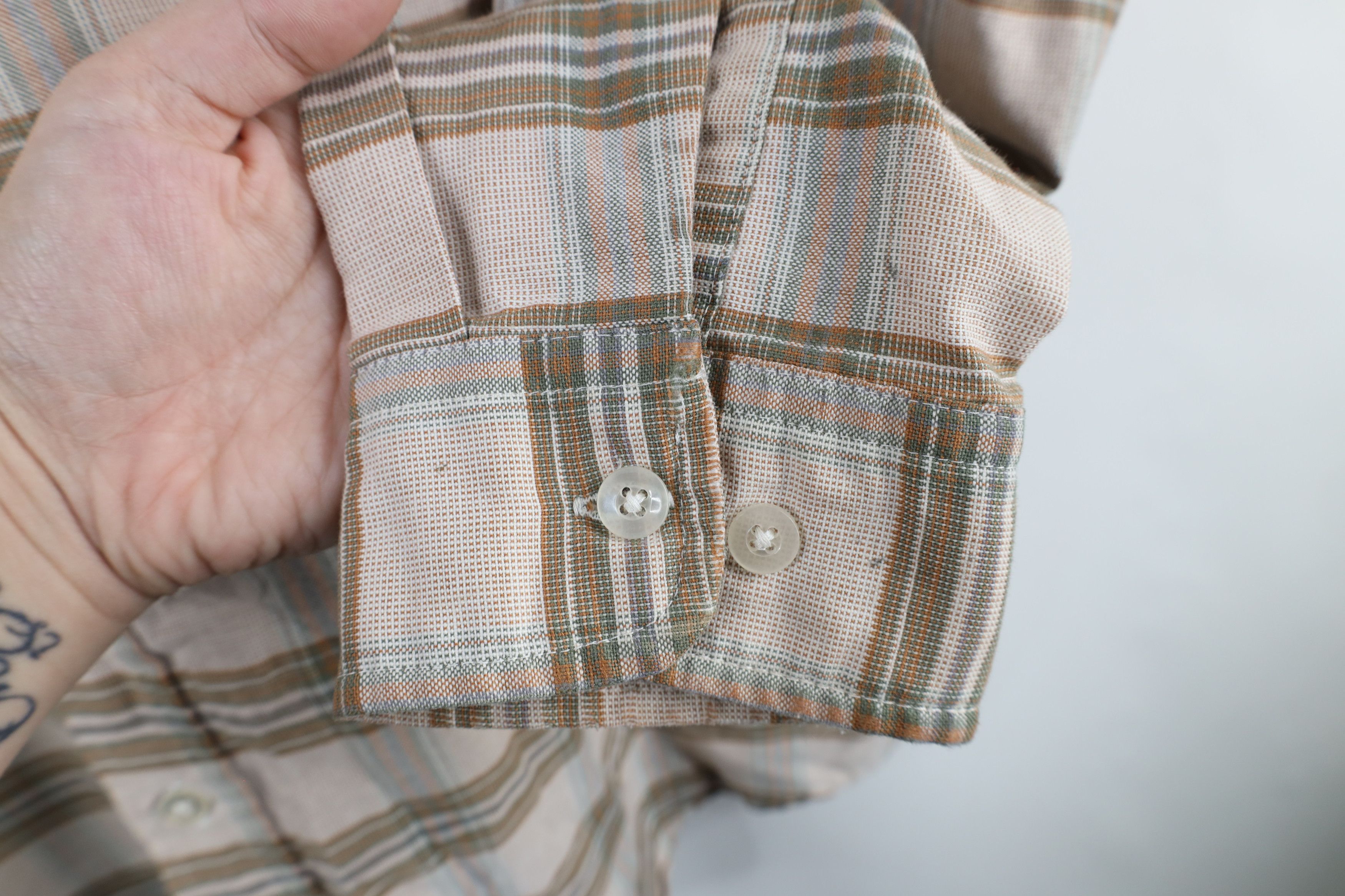Big Mac Vintage 90s Big Mac Collared Work Button Shirt Plaid Size US L / EU 52-54 / 3 - 7 Thumbnail