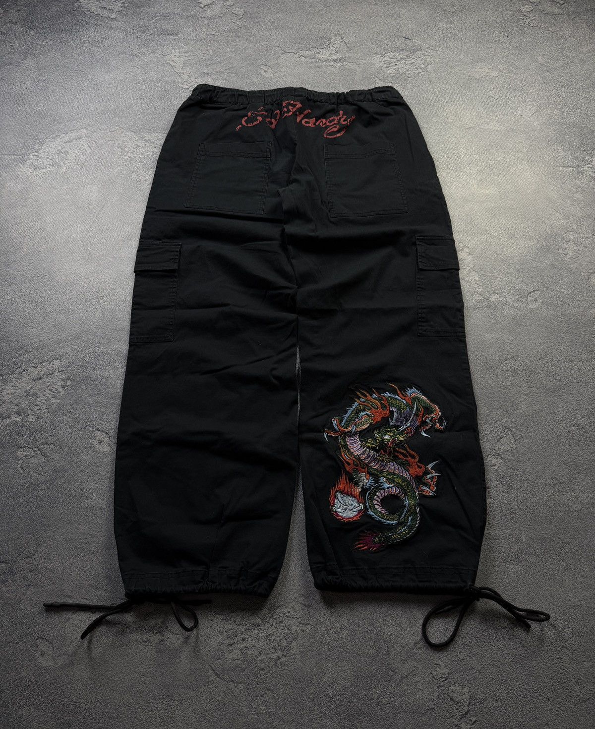 Ed Hardy Vintage Ed Hardy Pants Dragon Y2K crazy Size 34" / US 12 / IT 48 - 1 Thumbnail