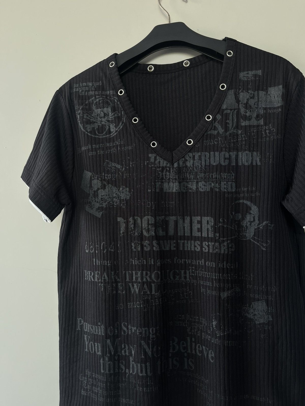 If Six Was Nine JAPANESE BRAND POEM SKULL STUDDED SEDITIONARIES PUNK STYLE Size US M / EU 48-50 / 2 - 4 Thumbnail