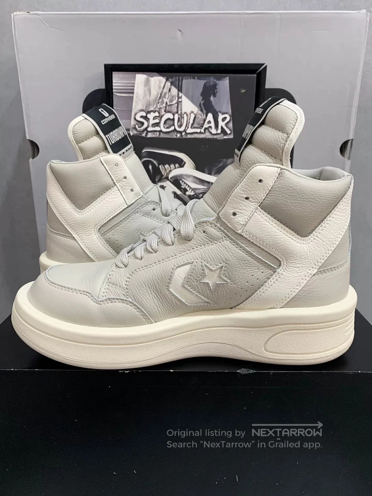 Rick Owens Drkshdw DRKSHDW x Converse TURBOWPN Mid. Size US 5 / EU 37 - 6 Thumbnail