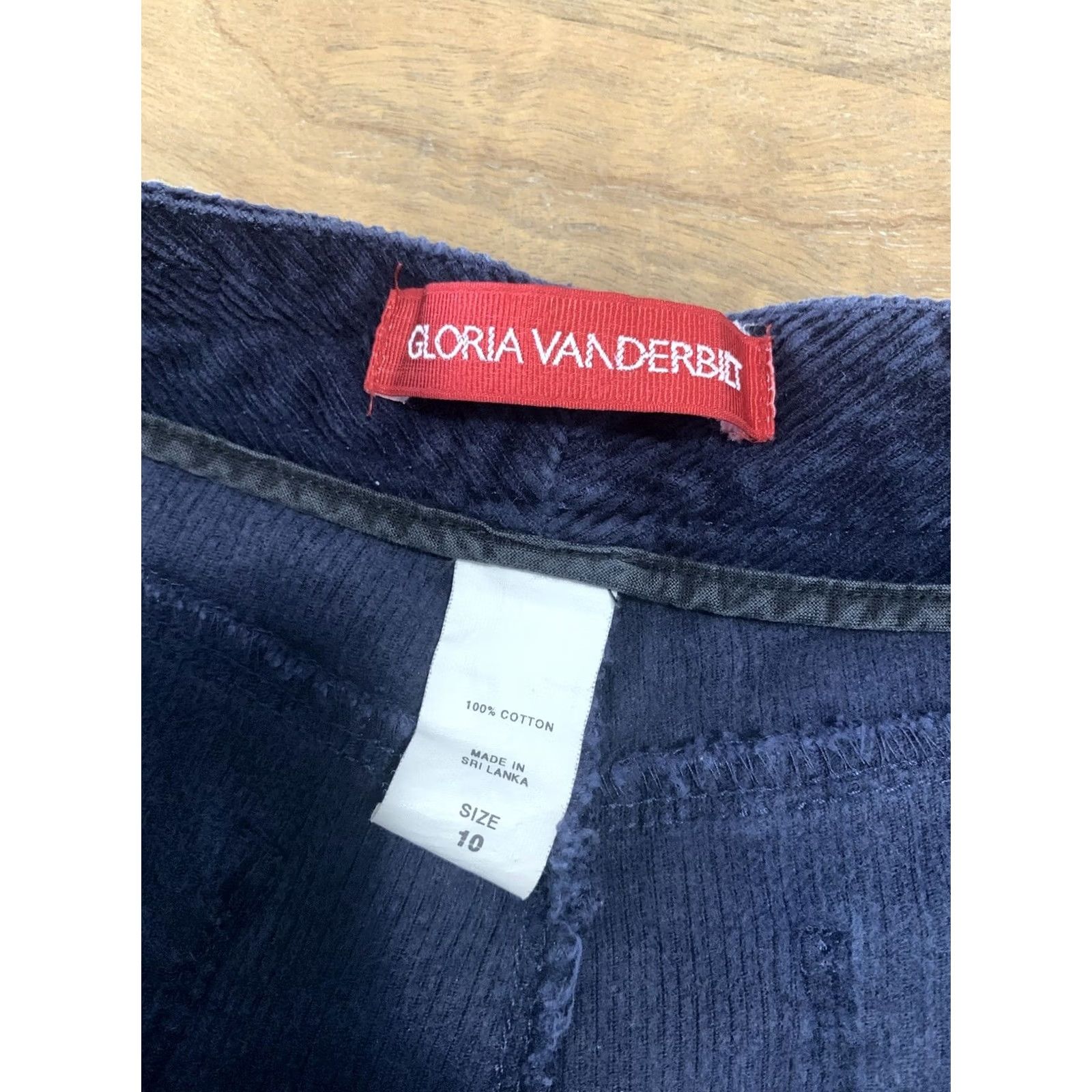 Gloria Vanderbilt Gloria Vanderbilt Jeans Women 10 29x30 Corduroy Purple High Rise Y2K Retro Straight Pants 5-Pocket Denim Cotton Blend Spandex Womens Size 32" / US 10 / IT 46 - 3 Thumbnail