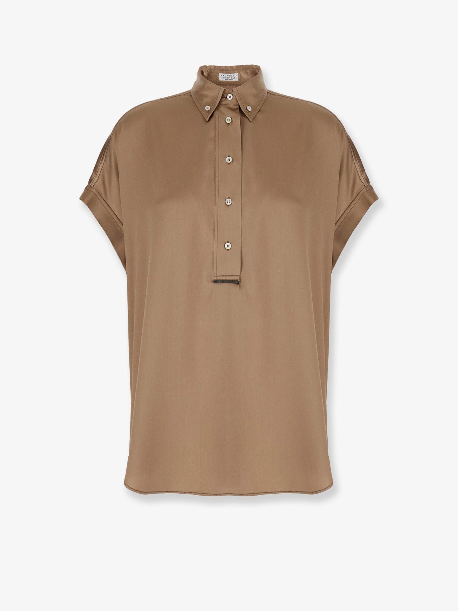 Brunello Cucinelli Brunello Cucinelli Silk blend shirt Tag Size M Women - USA Tariffs Included Size M / US 6-8 / IT 42-44 - 1 Thumbnail