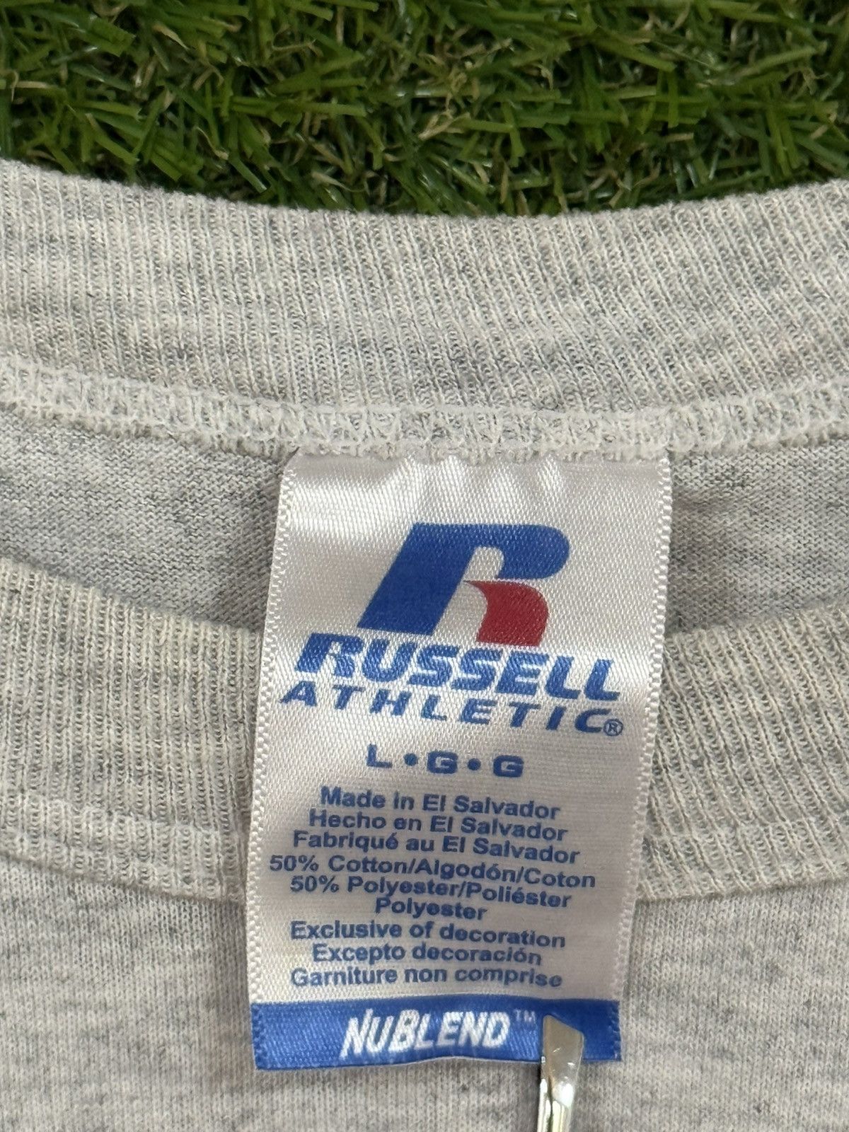 Russell Athletic BLANK Russell Athletic Grey Heavyweight Vintage Tee Size US L / EU 52-54 / 3 - 1 Thumbnail