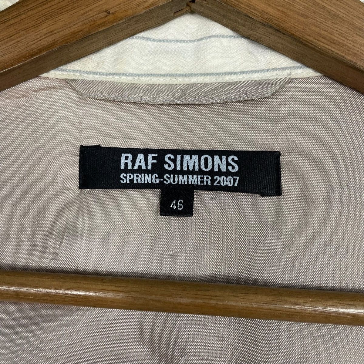 Raf Simons Rare Raf Simons SS07 Stripes Single R Bomber Jacket Size US S / EU 44-46 / 1 - 16 Thumbnail
