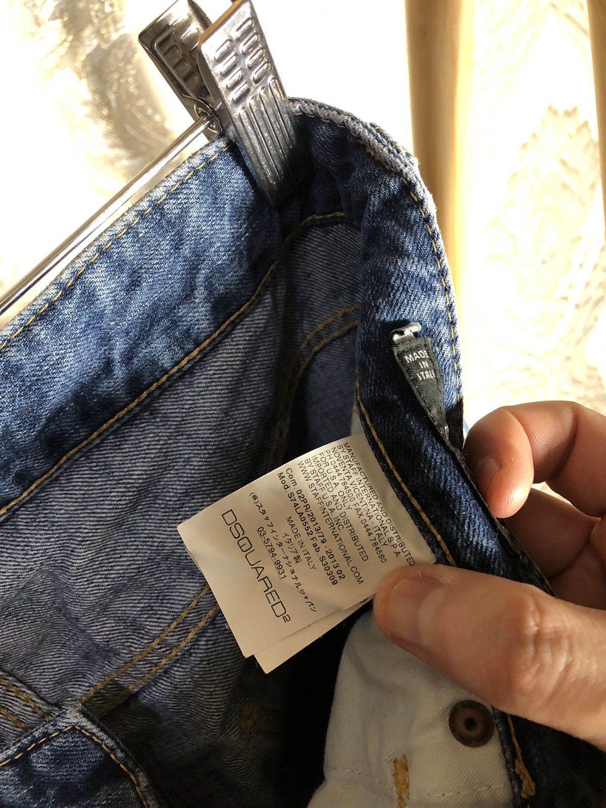Dsquared2 × Vintage VERY RARE DSQUARED2 DENIM JEANS ITALIAN DESIGNER LUXURY Y2K Size US 32 / EU 48 - 6 Thumbnail