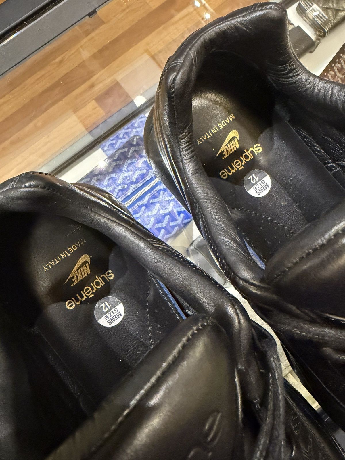 Nike × Supreme Nike Air Max 95 Lux ‘Supreme Triple Black’ Size US 12 / EU 45 - 7 Thumbnail