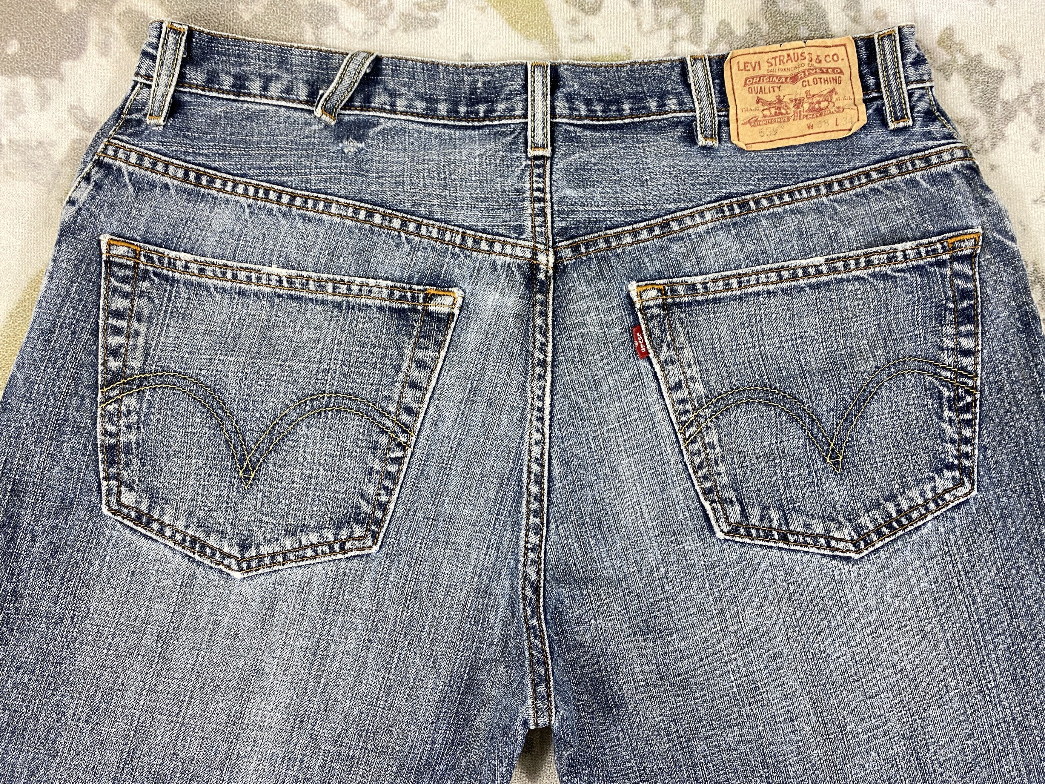 Levi's Relaxed Straight Vintage Levi's 559 36 x 32.5 Denim -JN333 Size US 36 / EU 52 - 4 Thumbnail