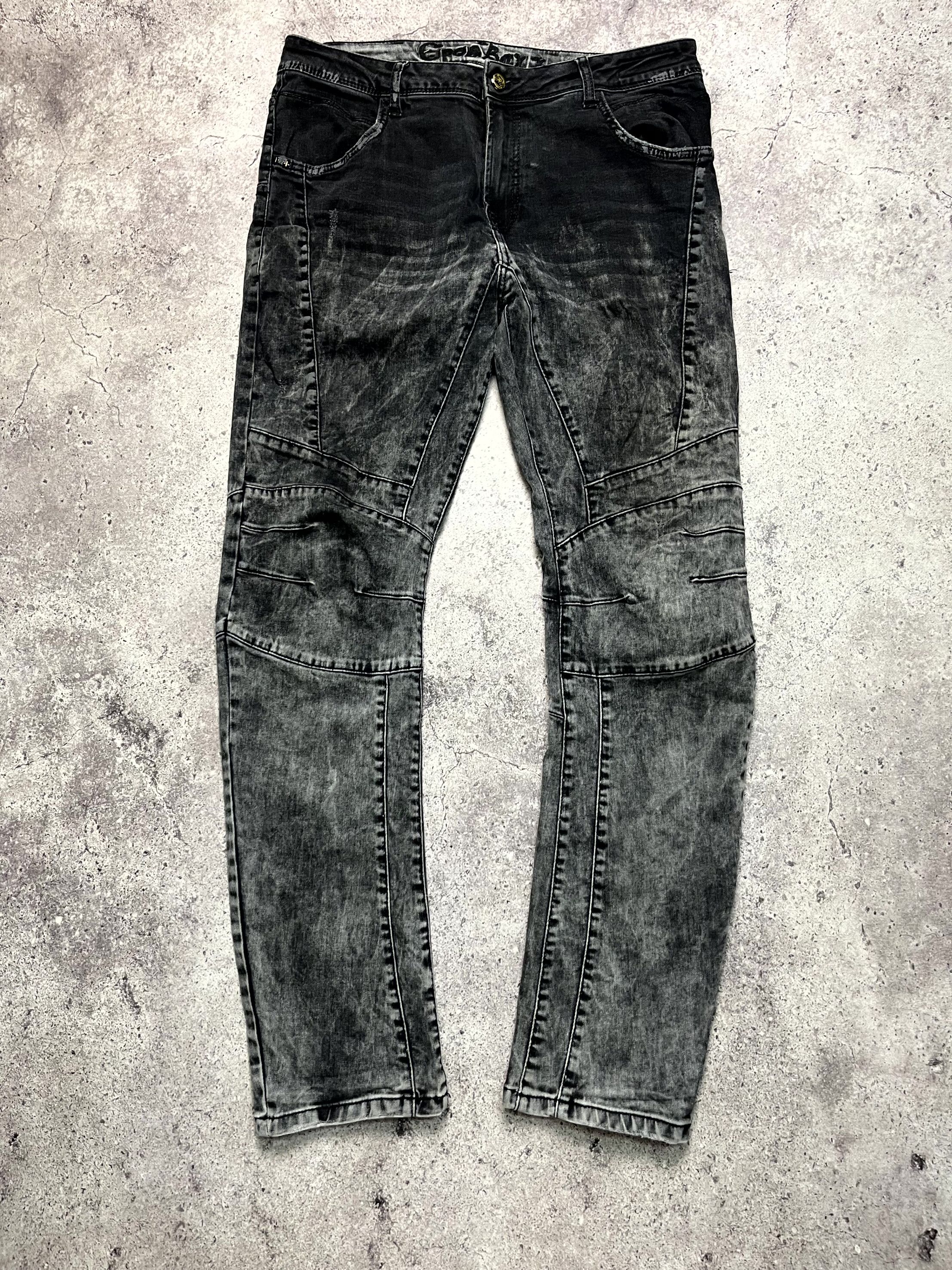 Other Cipo & Baxx Mens Washed Denim Slim Fit Gray Jeans Size 32 Size US 32 / EU 48 - 1 Thumbnail
