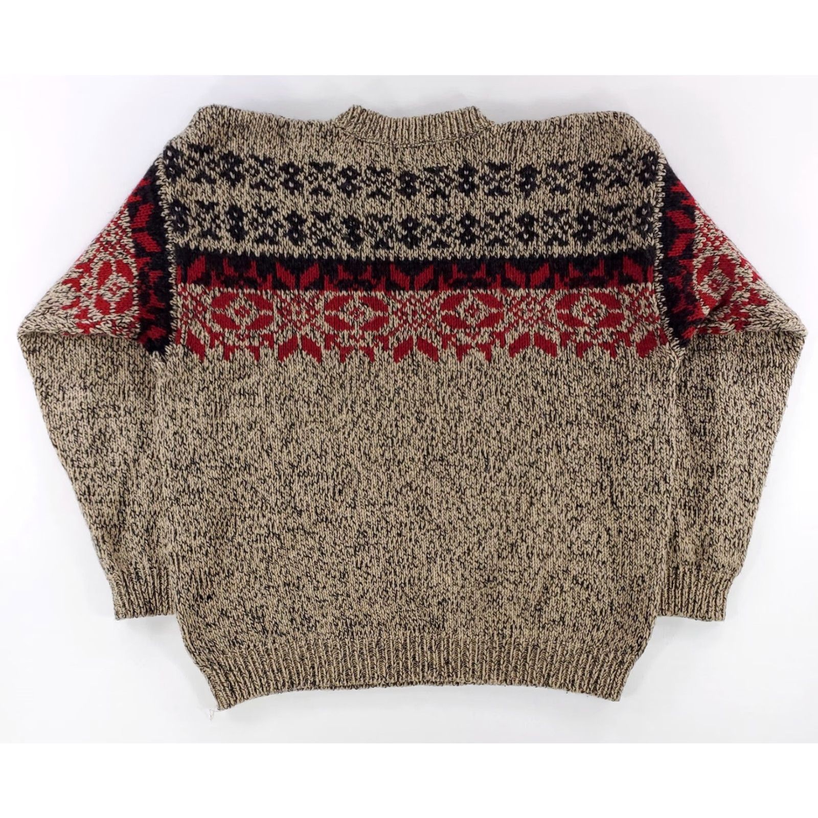 Eddie Bauer Eddie Bauer Legends VTG Y2K 100% Wool Nordic Sweater Brown Mens XL Pullover Wool Sweater Men XL Brown Multicolor? Size US XL / EU 56 / 4 - 3 Thumbnail