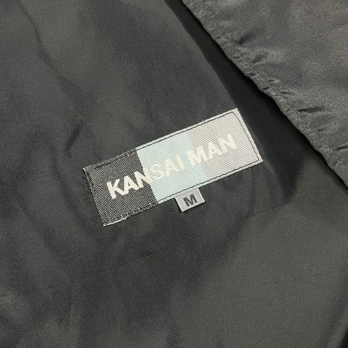 Kansai Yamamoto Vintage Kansai Man Black on Black Big Logo Jacket Size US M / EU 48-50 / 2 - 8 Thumbnail