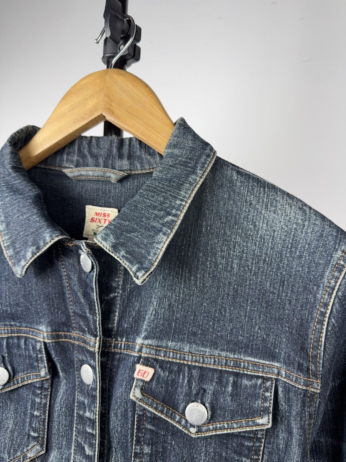 Miss Sixty Vintage 90s retro y2k Miss Sixty Western Italy denim jacket Size M / US 6-8 / IT 42-44 - 3 Thumbnail