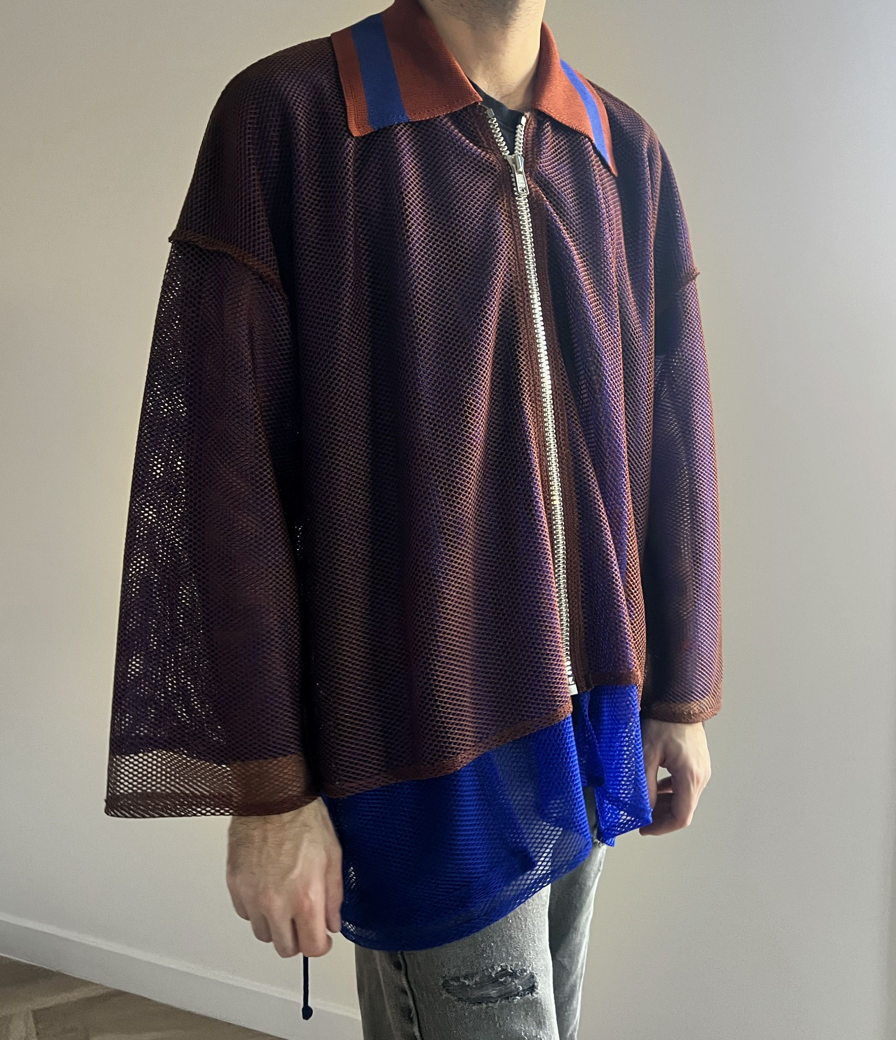 Double-Layered Mesh Jacket by Issey Miyake