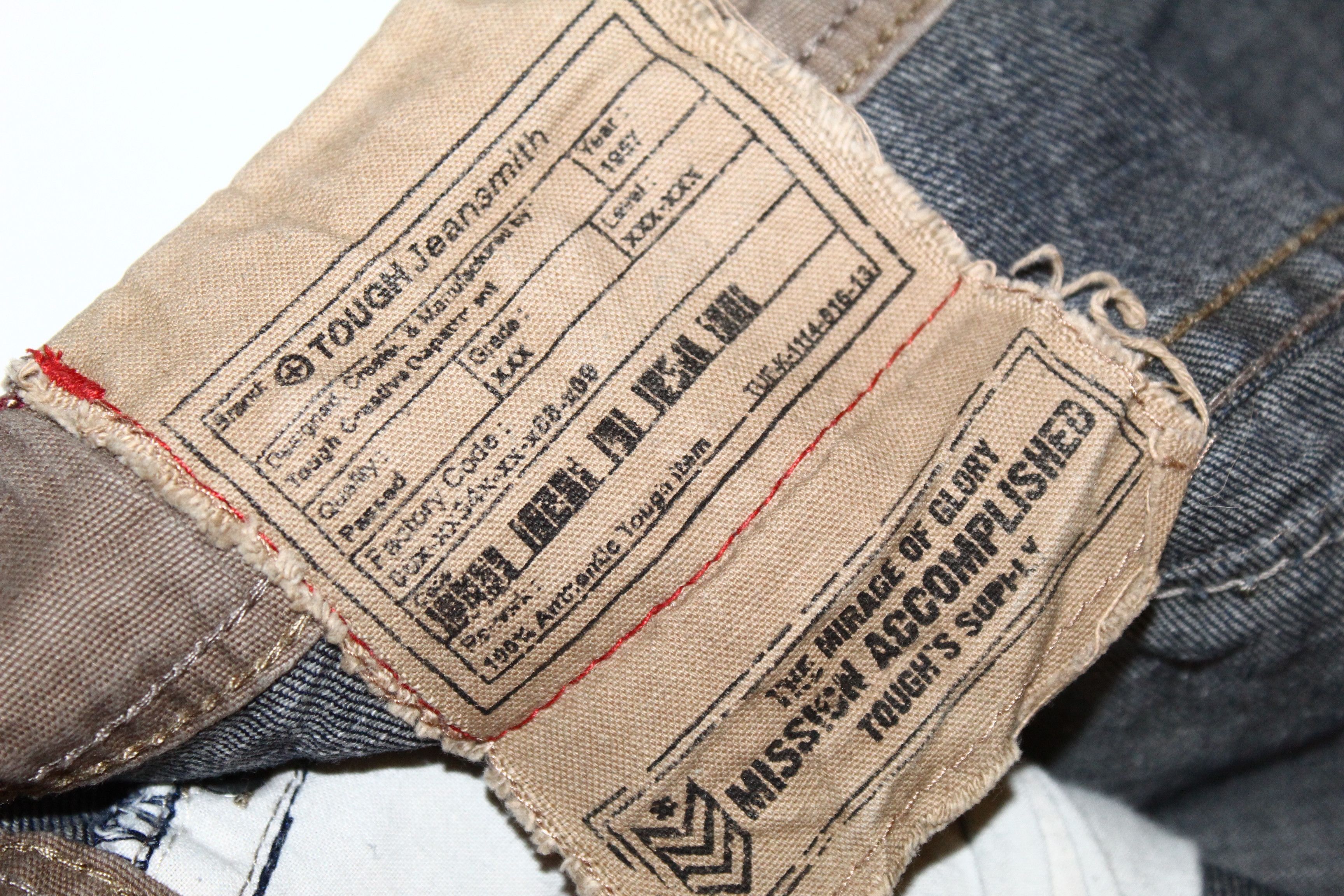 If Six Was Nine 💥Tough JeanSmith Jackson Cargo Pockets Arc Jeans Size US 33 - 8 Thumbnail