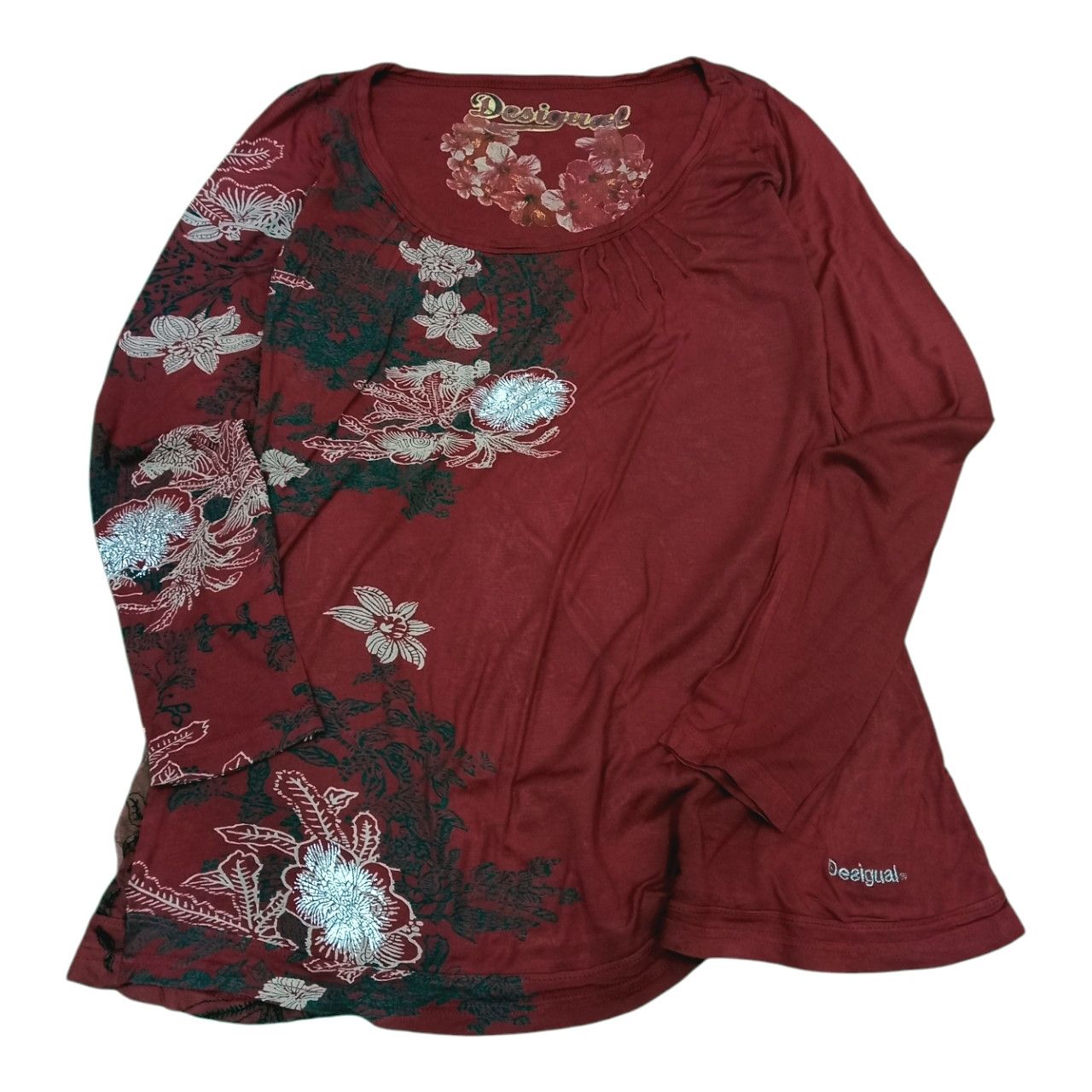 Desigual Desigual Avantgarde Japanese Sukajan Theme LS Top Size L / US 10 / IT 46 - 1 Thumbnail