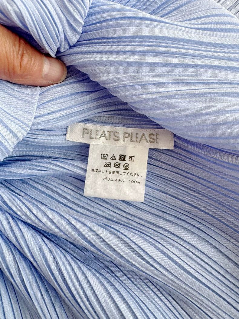 Issey Miyake Issey Miyake Blue pleated vest Size L / US 10 / IT 46 - 3 Thumbnail