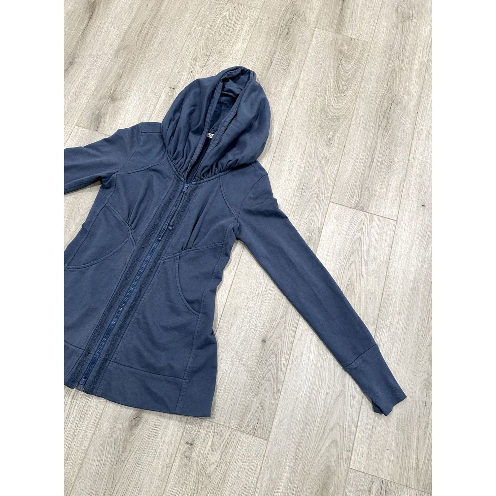 Vintage VINTAGE Prairie Underground Cloak Hoodie Jacket Blue Size S Long Sleeve Casual Size S / US 4 / IT 40 - 2 Thumbnail