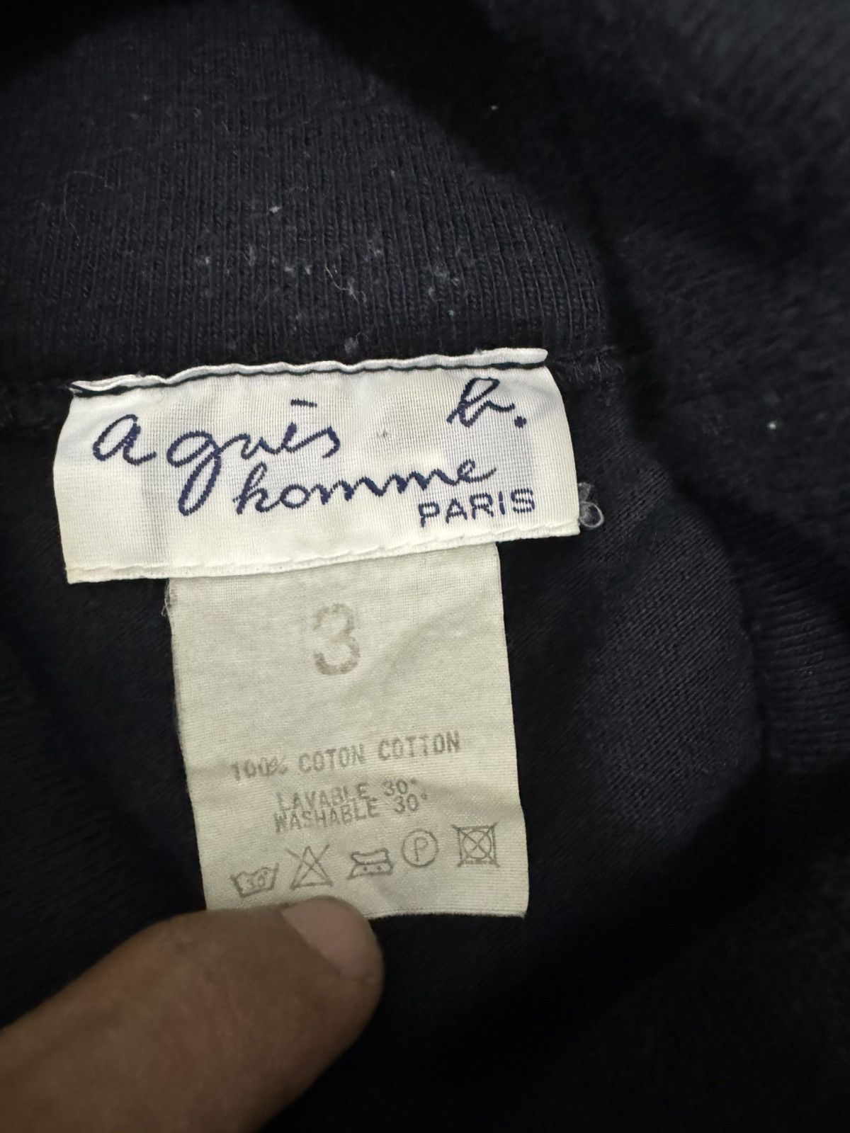Designer × agnes b. HIGH NECK TURTLE LONGSLEEVE ARCHIVE AGNES B COLLECTION TEE Size US S / EU 44-46 / 1 - 6 Thumbnail