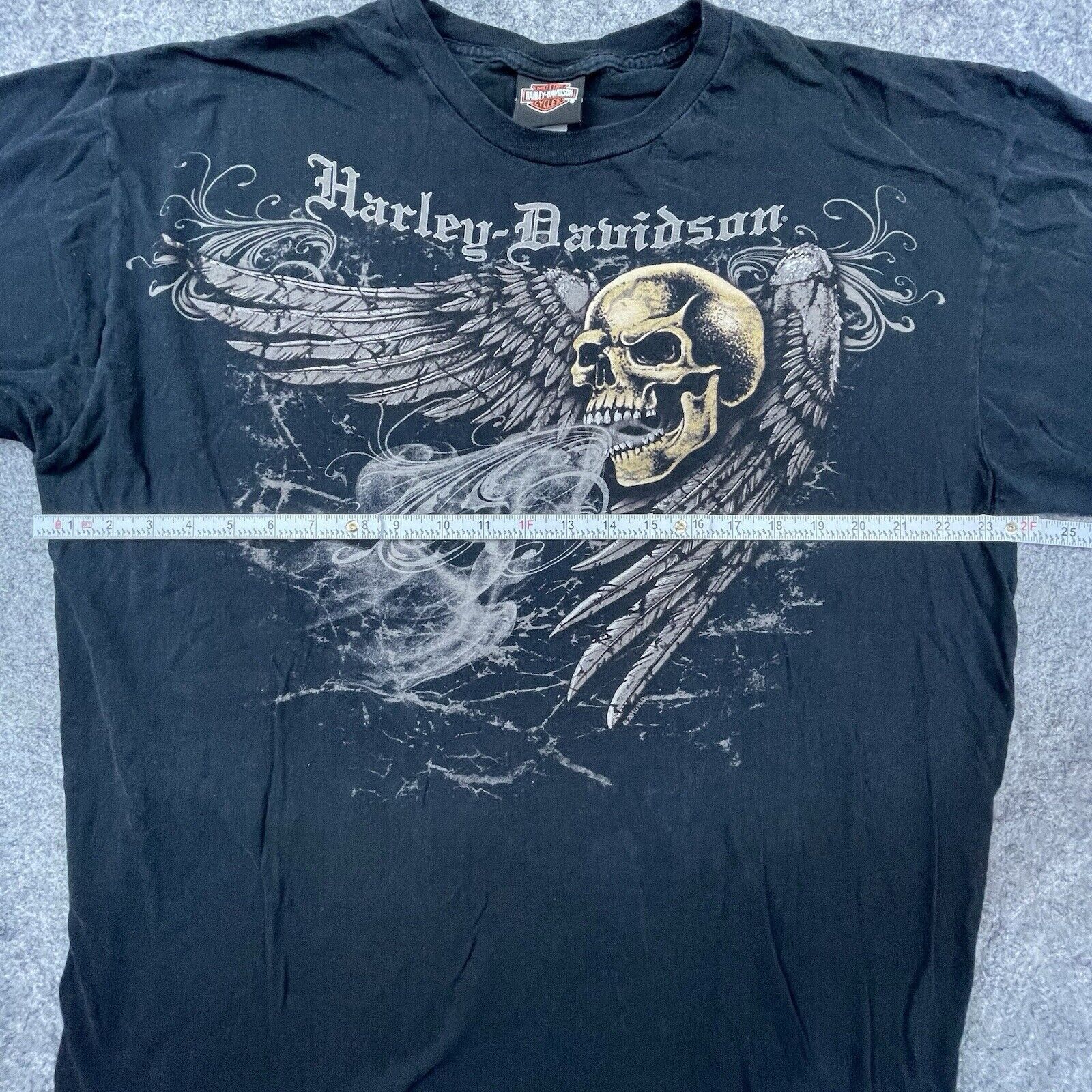 Harley Davidson Harley Davidson Shirt 2XL Flying Skull Wings Vegas Halloween Size US XXL / EU 58 / 5 - 4 Thumbnail