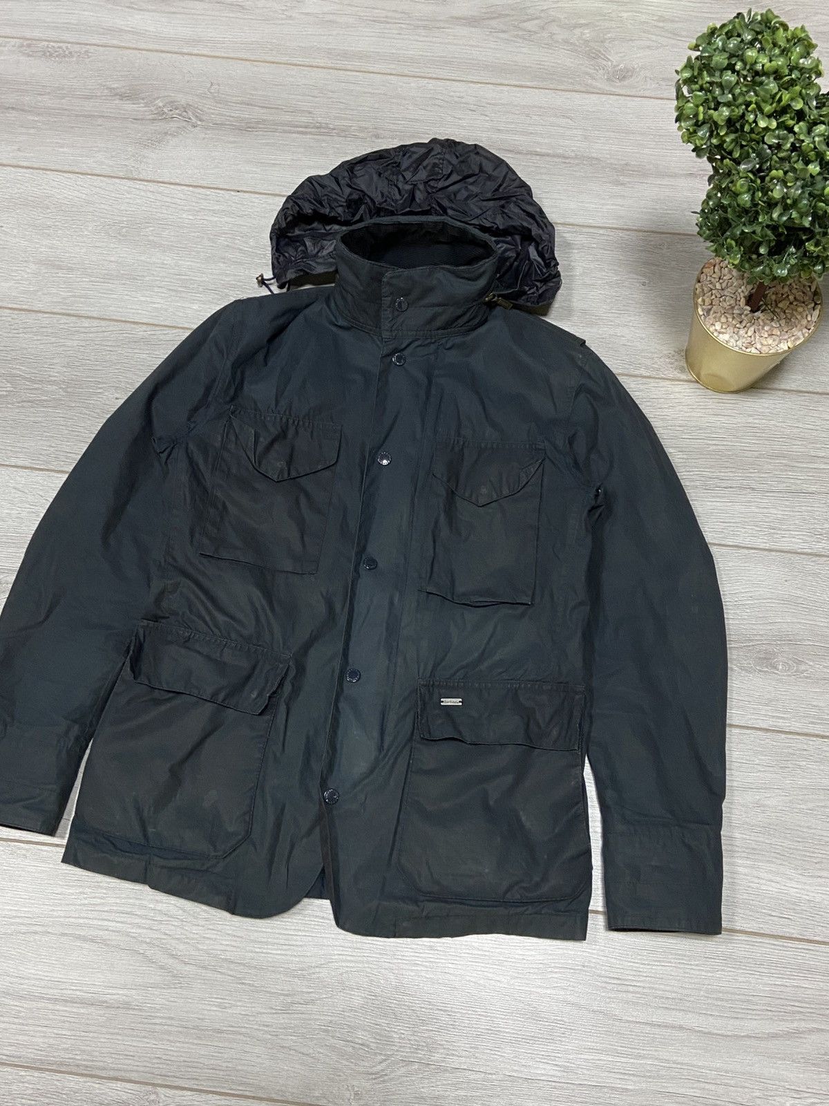 Barbour Vintage Barbour waxed Tailored Sapper jacket Size US S / EU 44-46 / 1 - 4 Thumbnail