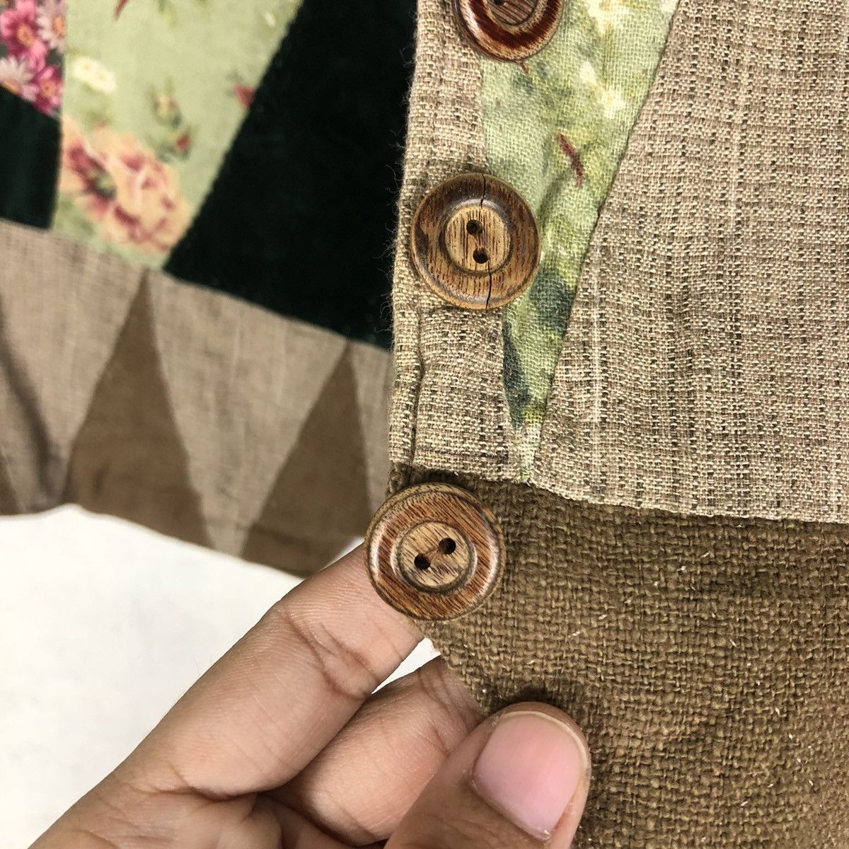 Japanese Brand 🔥VINTAGE VEST PATCHWORK DESIGN RARE ISSEY MIYAKE STYLE Size US S / EU 44-46 / 1 - 17 Thumbnail