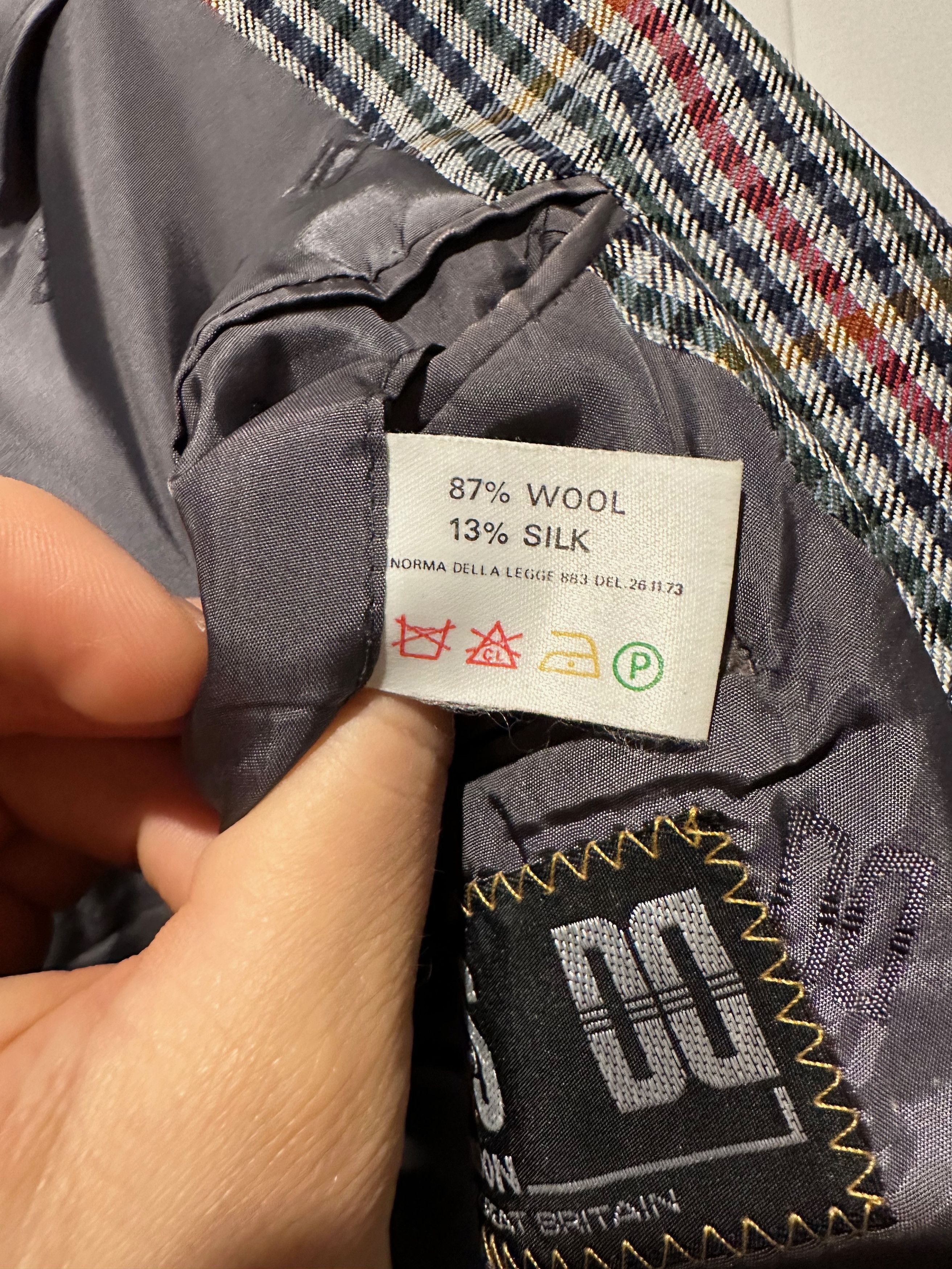 DAKS Vintage DAKS London Signature wool silk blend blazer Size US L / EU 52-54 / 3 - 9 Thumbnail