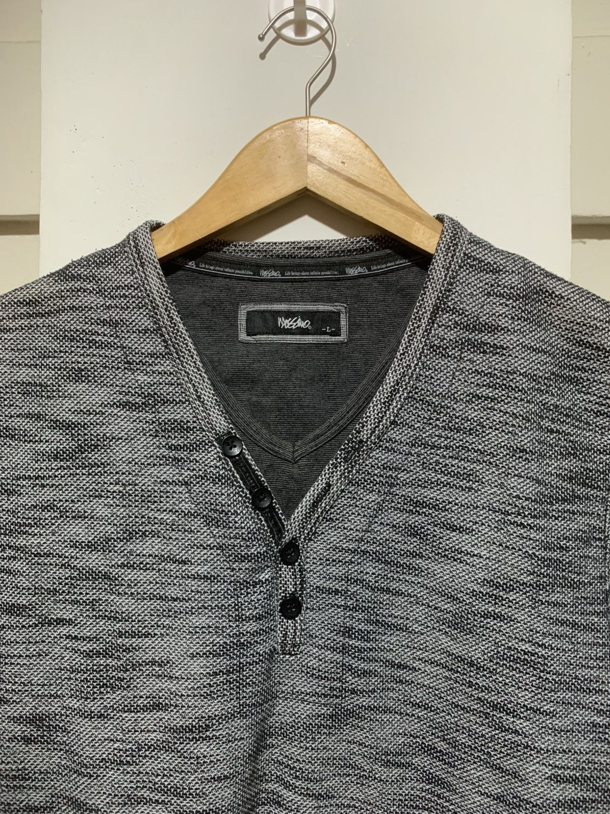 Raf Simons Japanese Mossimo Blank Double Layer Tee Shirt Size US L / EU 52-54 / 3 - 5 Thumbnail