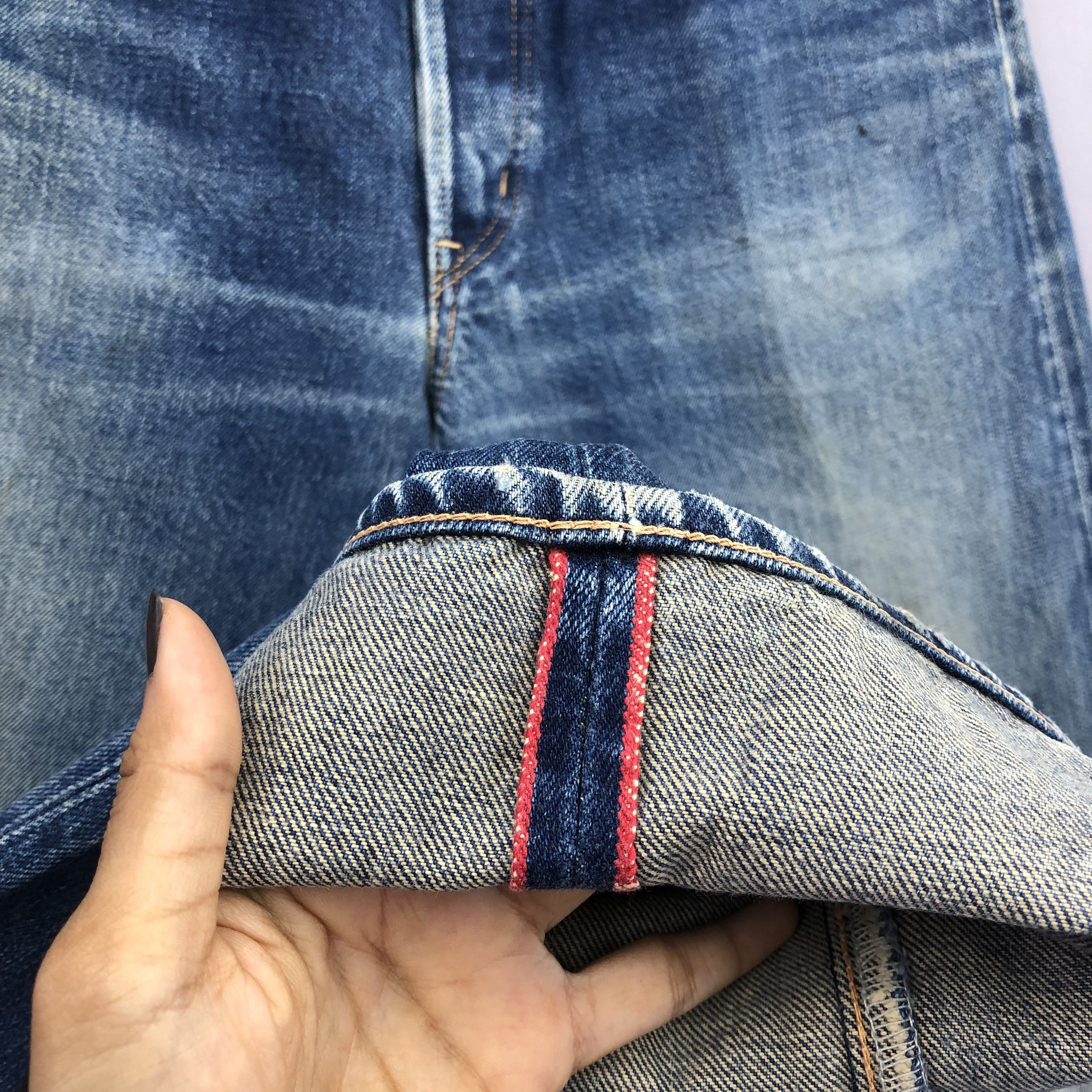 HOLLYWOOD RANCH MARKET Hollywood Ranch Market Selvedge Jeans HRM Redline Denim Size US 30 / EU 46 - 6 Thumbnail