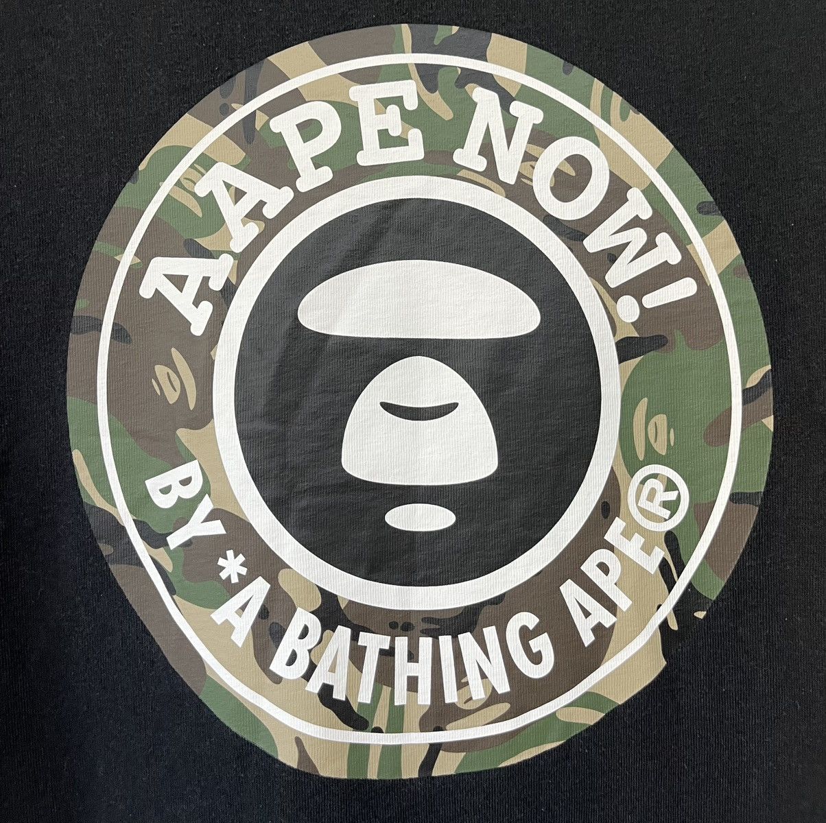 Aape Aape Bape circle logo t-shirt tee big logo Size US S / EU 44-46 / 1 - 3 Thumbnail
