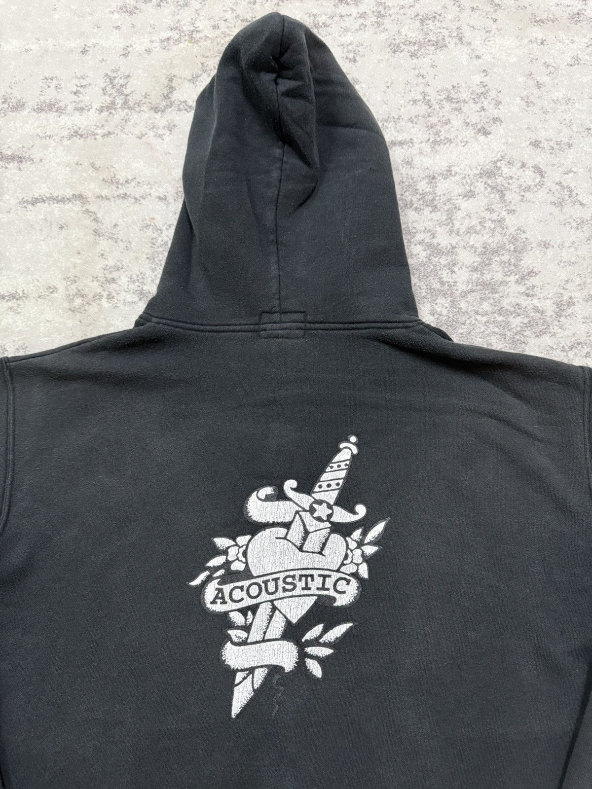 Japanese Brand Acoustic Prominent Skull Zip Up Sweater Hoodie Size US L / EU 52-54 / 3 - 13 Thumbnail