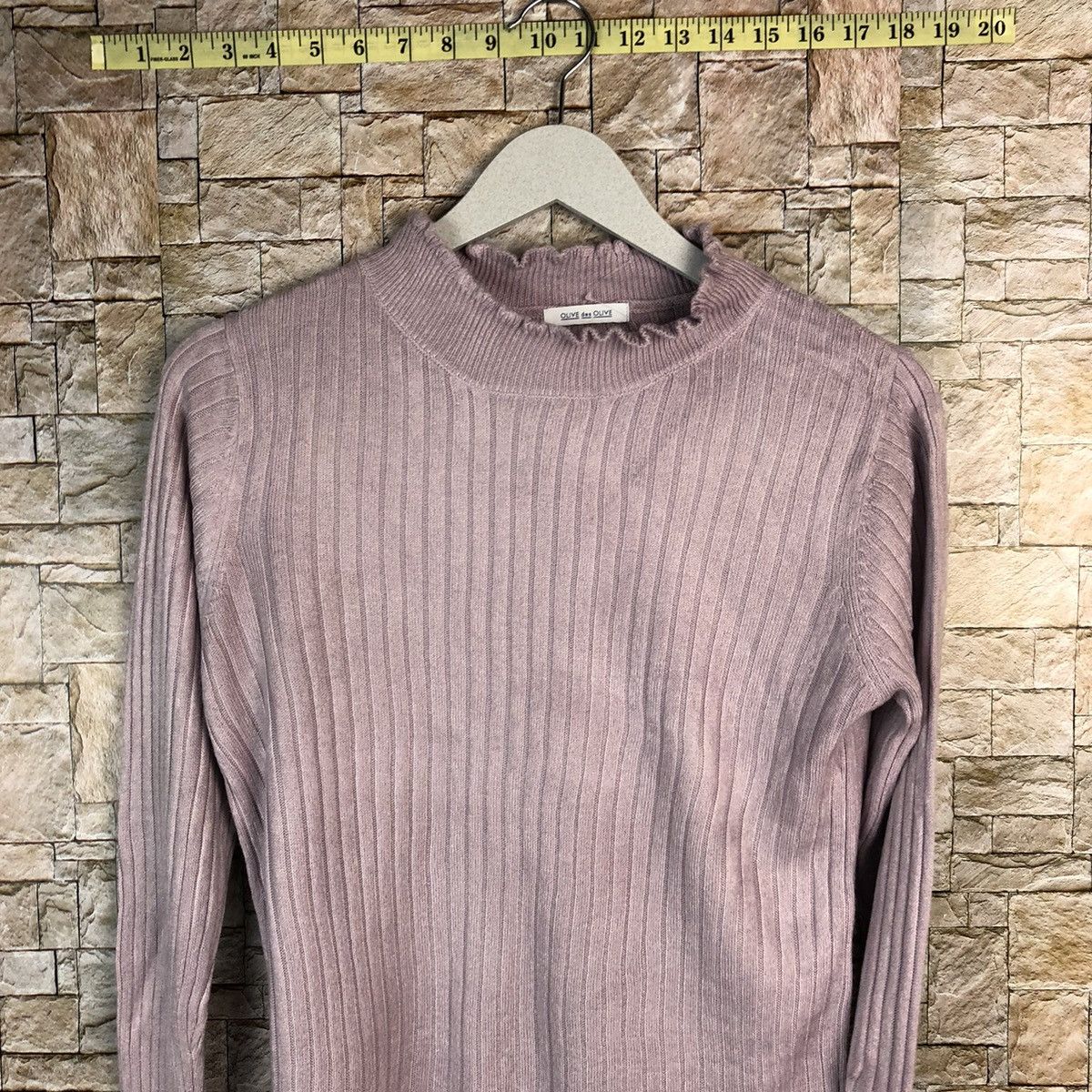 Homespun Knitwear × Japanese Brand Olive Des Olive Purple Knitwear #A1051 Size S / US 4 / IT 40 - 5 Thumbnail