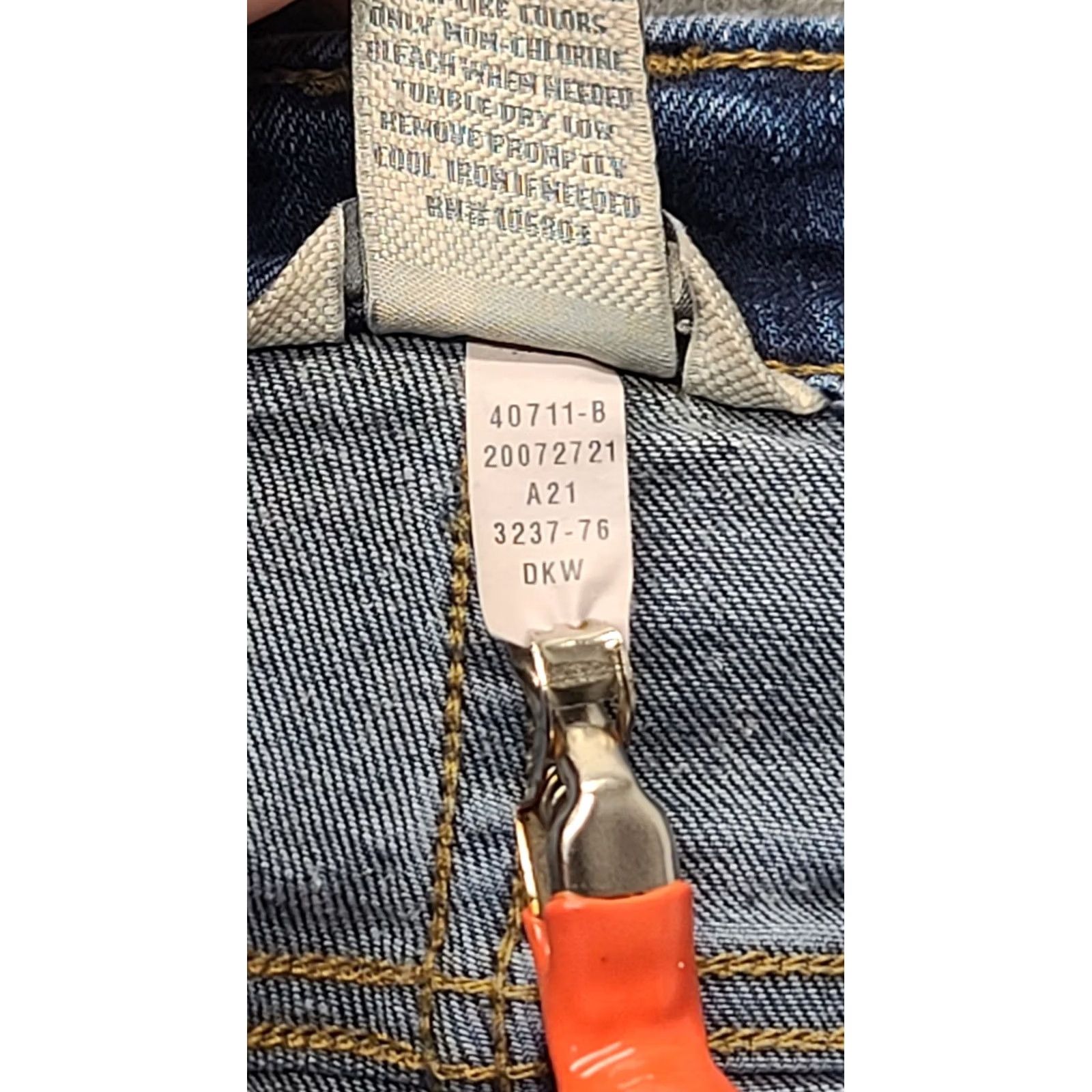 Denime Duluth Womens Jeans 14x29 DuluthFlex Regular Bootcut Denim Mid Blue 5-Pocket Stretch Slim Fit Cowgirl Rustic Distressed Xs? Size 36" / US 14 / IT 50 - 3 Thumbnail