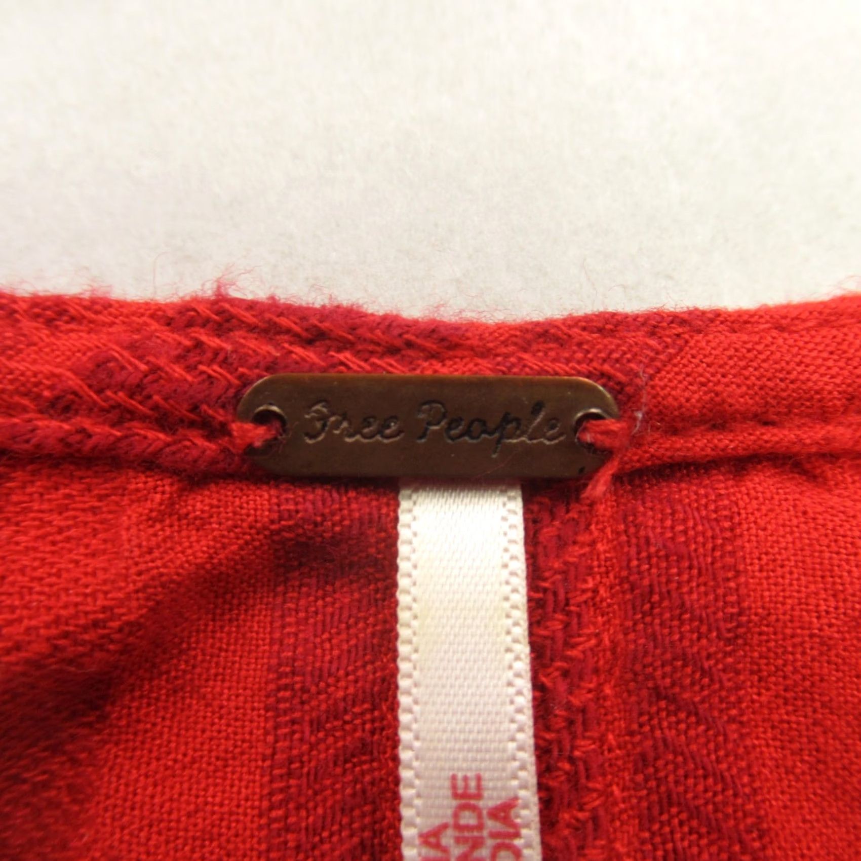 Free People Free People Shirt Womens M Sleeveless V-Neck Pullover Lightweight Red Size M / US 6-8 / IT 42-44 - 4 Thumbnail