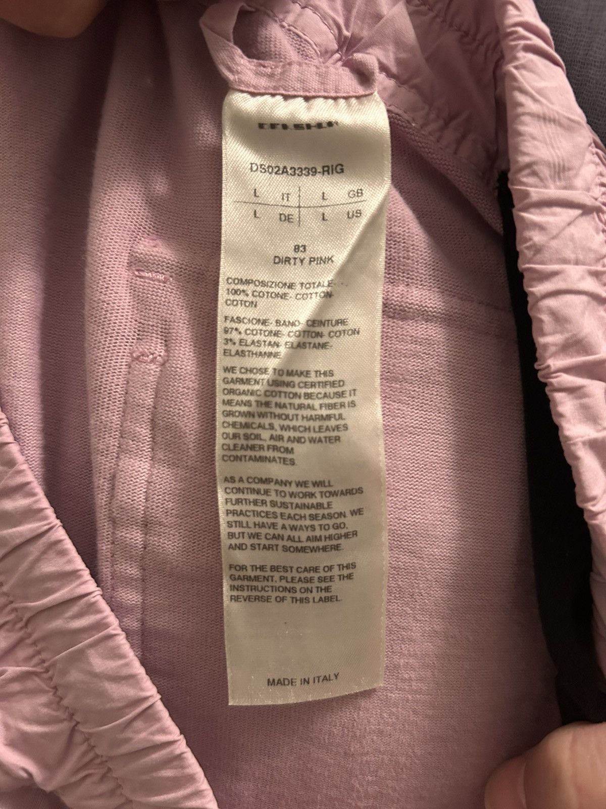 Rick Owens × Rick Owens Drkshdw Rick Owen’s pink sweat pants Size US 30 / EU 46 - 7 Thumbnail