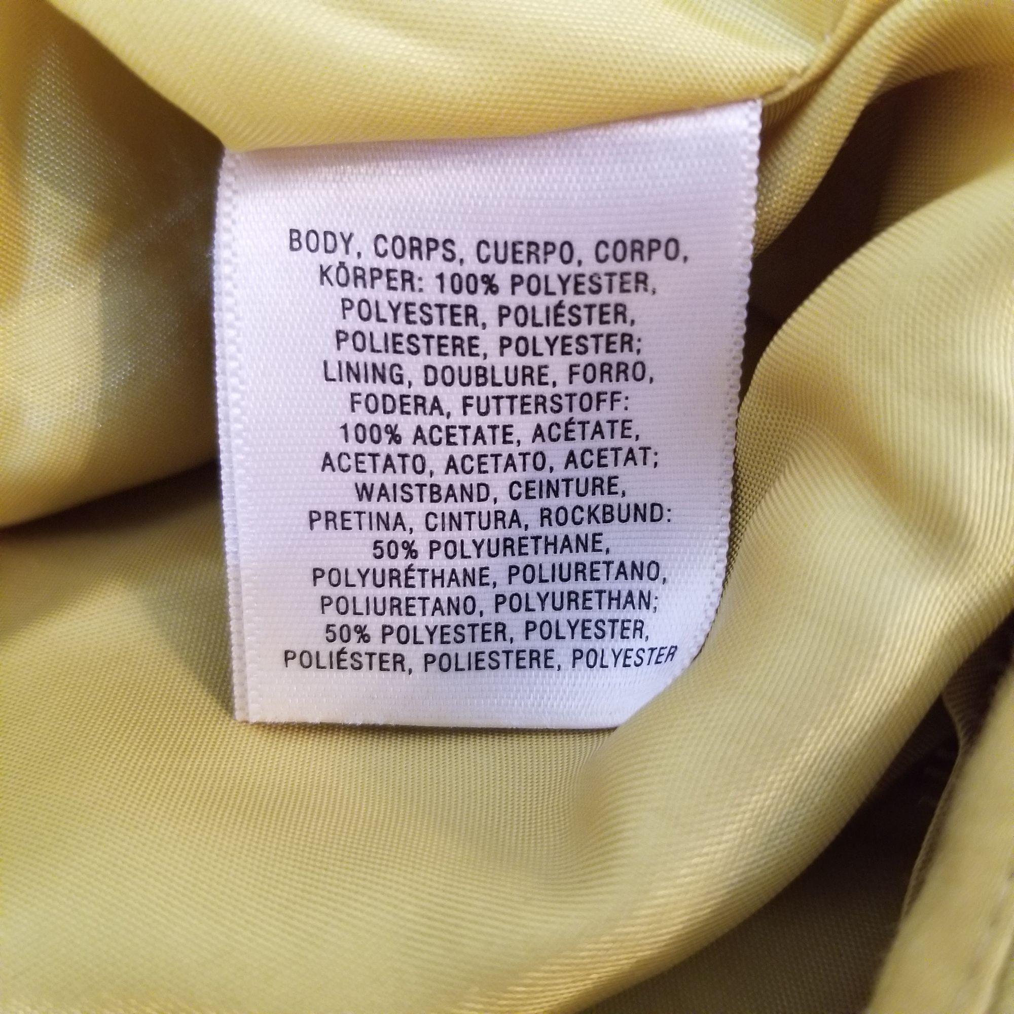 Anthropologie Anthropologie HD in Paris 6 Lemon Yellow Petal Skirt Mini Qu Size 28" / US 6 / IT 42 - 6 Thumbnail