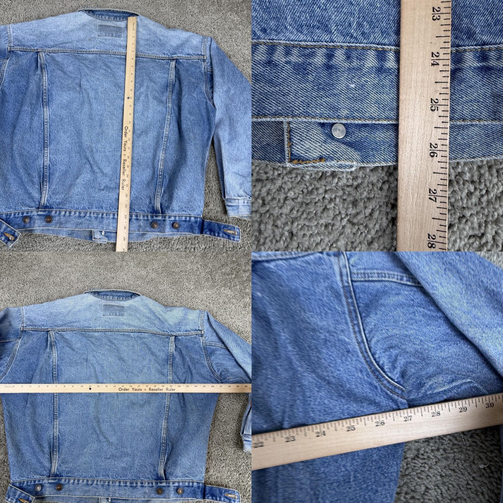 Jordache VTG Jordache Jacket Mens 2XL Trucker Button Front Denim Casual Classic Jeanswear Jacket Size US 39 - 8 Thumbnail