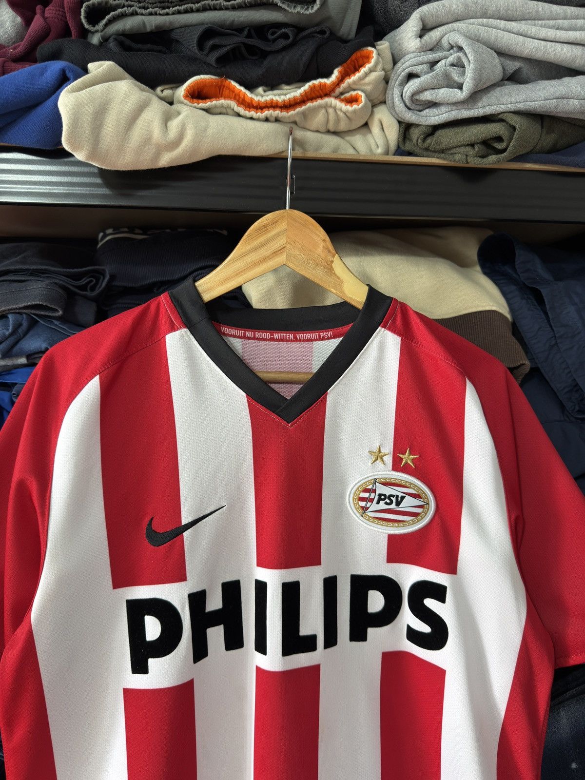 Nike × Vintage Vintage Nike PSV Eindhoven 2009/10 Home Shirt Soccer Jersey Size US M / EU 48-50 / 2 - 5 Thumbnail