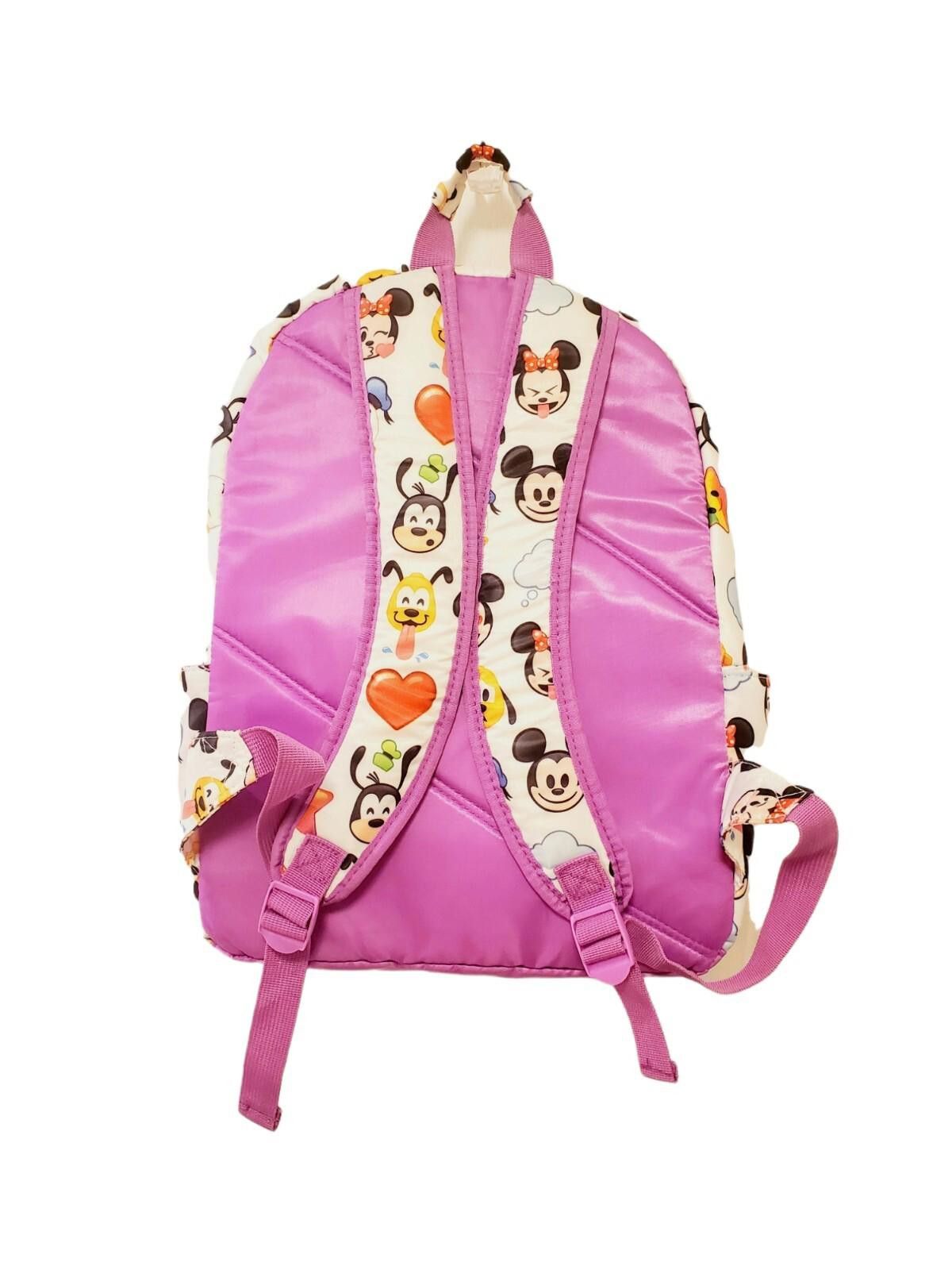 Disney Disney World Backpack Kids Emoji Backpack Bookbag & Lunch Size ONE SIZE - 3 Thumbnail