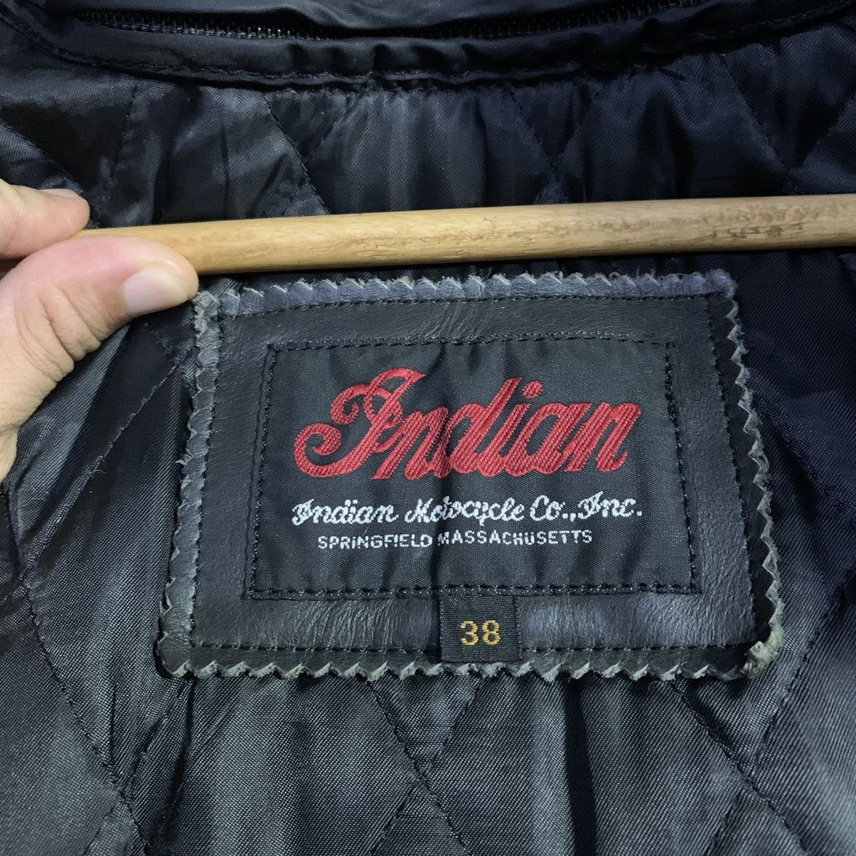 Indian Motorcycle Jacket Leather Indian Motorcycle Springfield Massachusetts Size US M / EU 48-50 / 2 - 14 Thumbnail
