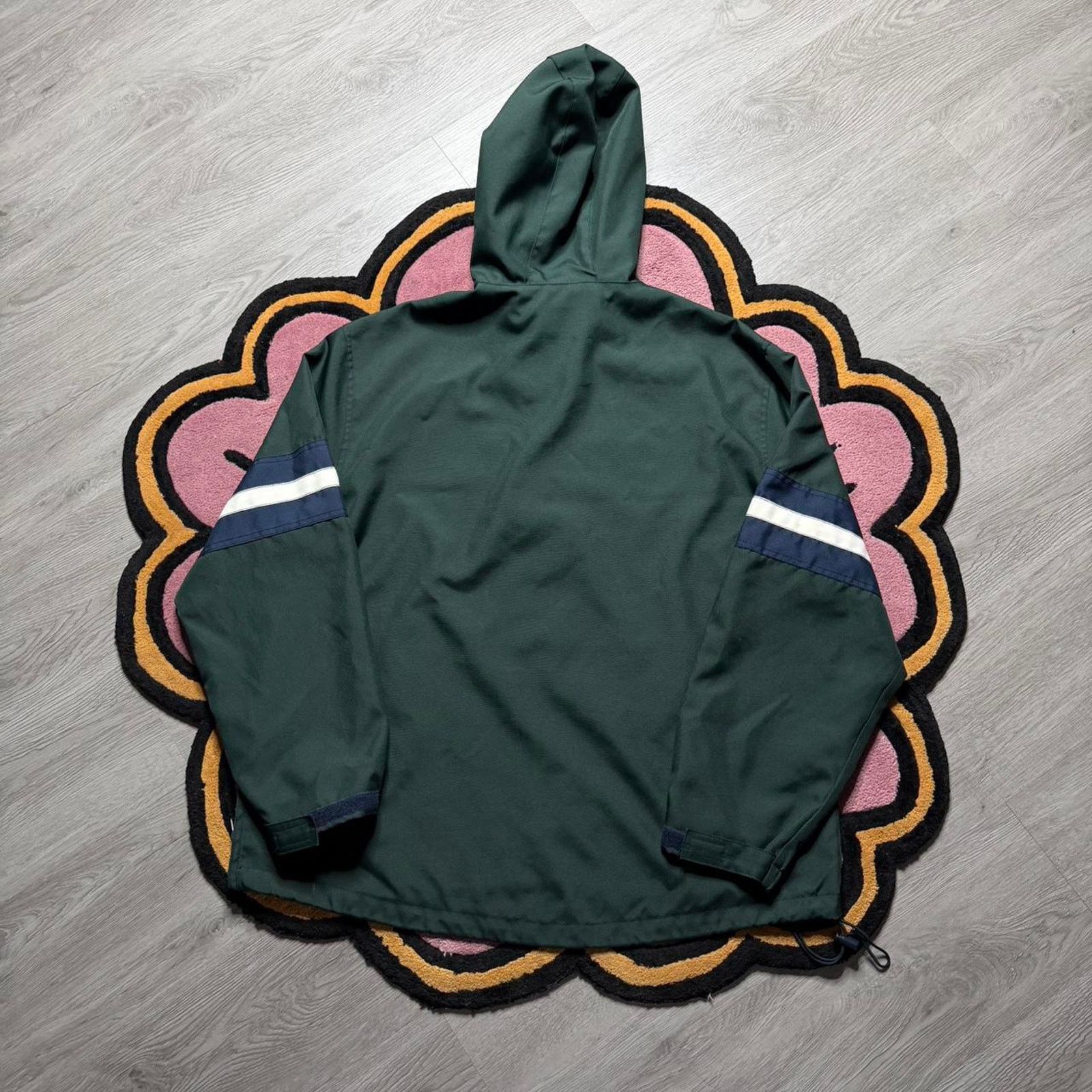 Old Navy × Vintage Vintage Y2K Old Navy 1/4 Zip Hooded Windbreaker Jacket Size US XL / EU 56 / 4 - 7 Thumbnail