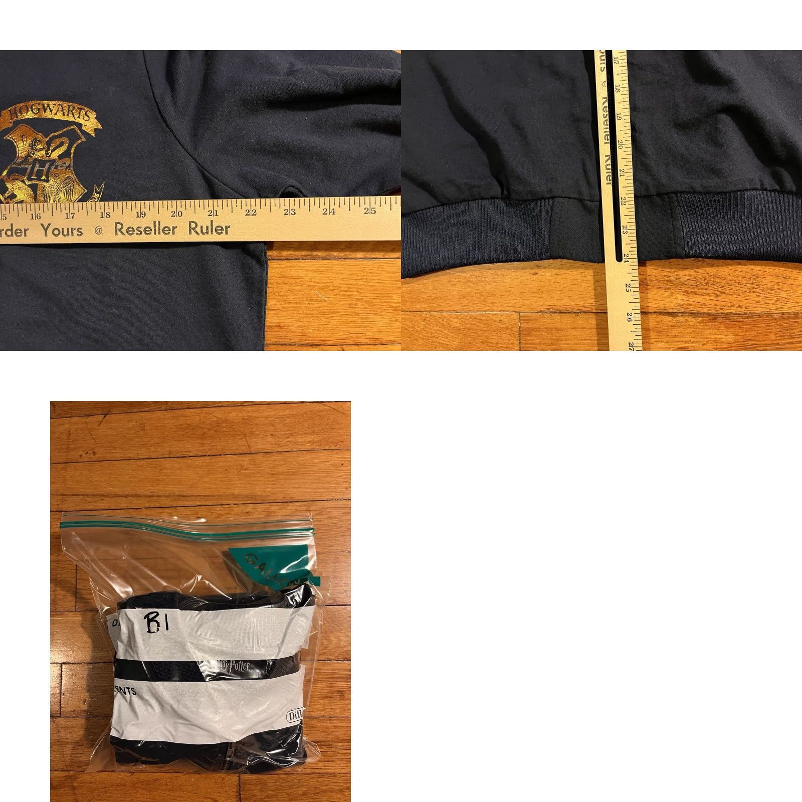 Vintage Harry Potter Hogwarts Gryffindor Quidditch Full Zip Sweatshirt Women’s 14 Blue Size XL / US 12-14 / IT 48-50 - 9 Thumbnail