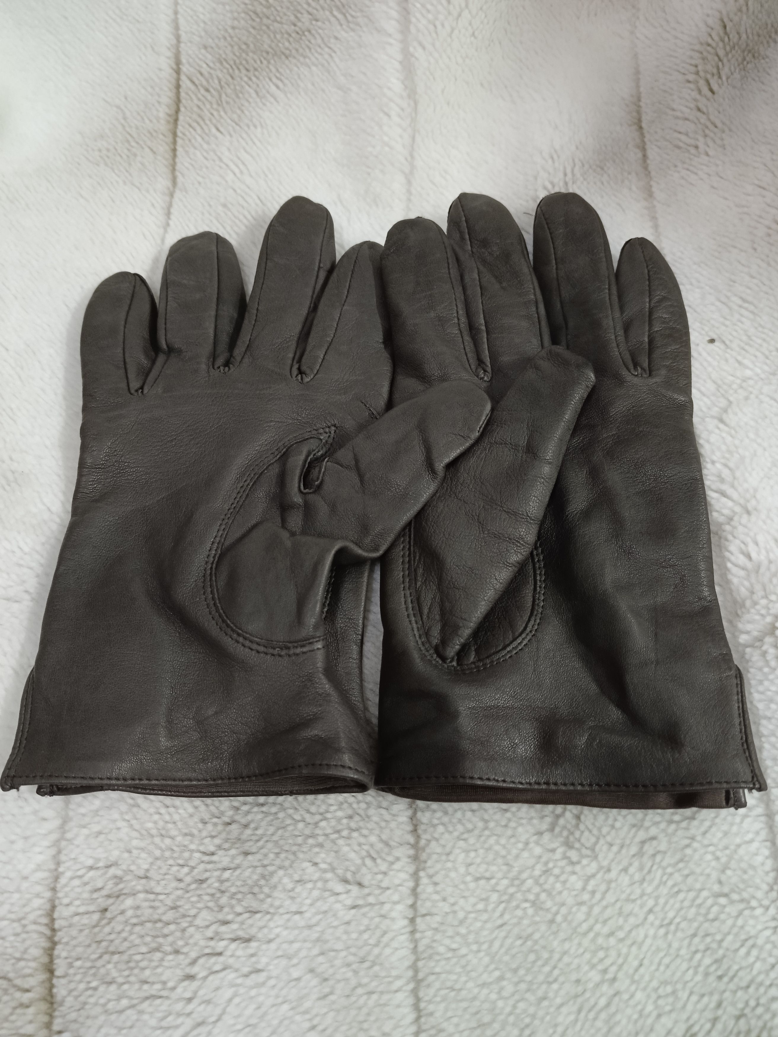 Balenciaga BALENCIAGA PARIS UNISEX SOFT LEATHER GLOVES Size ONE SIZE - 4 Thumbnail