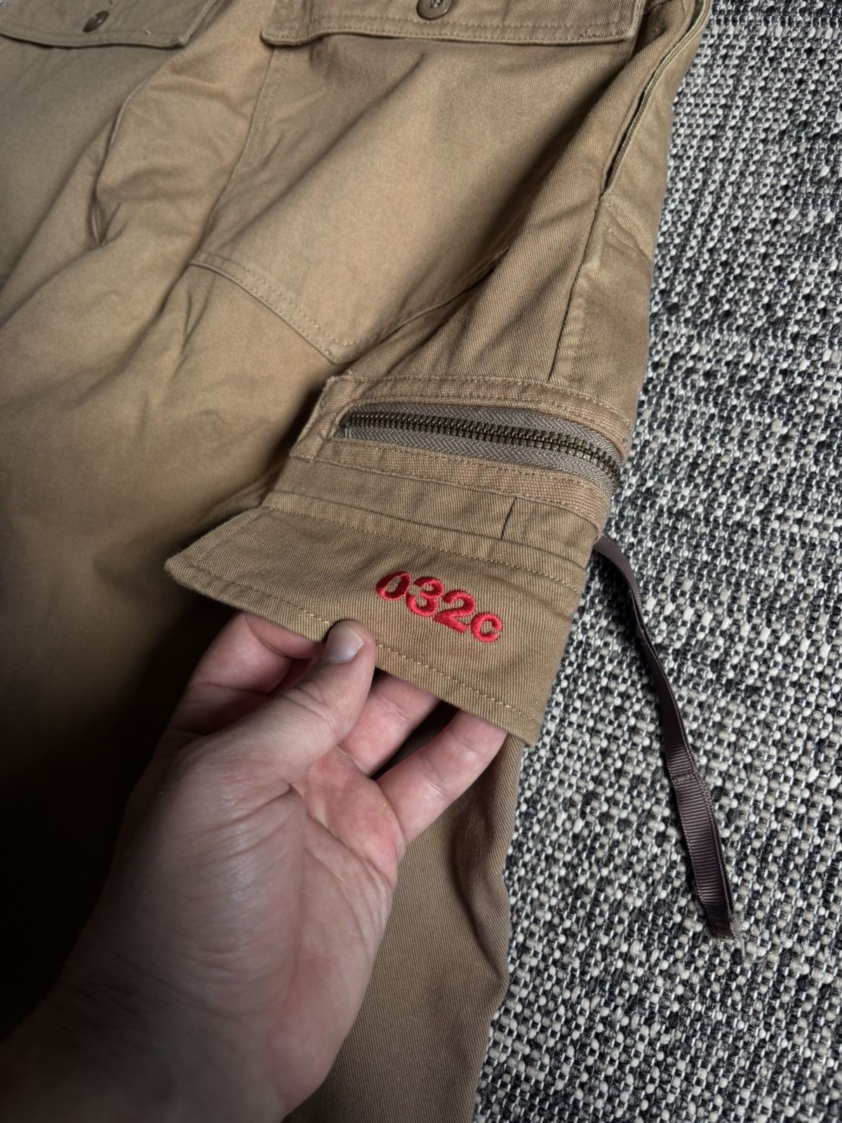 032c 032c Workshop Brown Utility Cargo Pants Red Logo Size US 30 / EU 46 - 7 Thumbnail