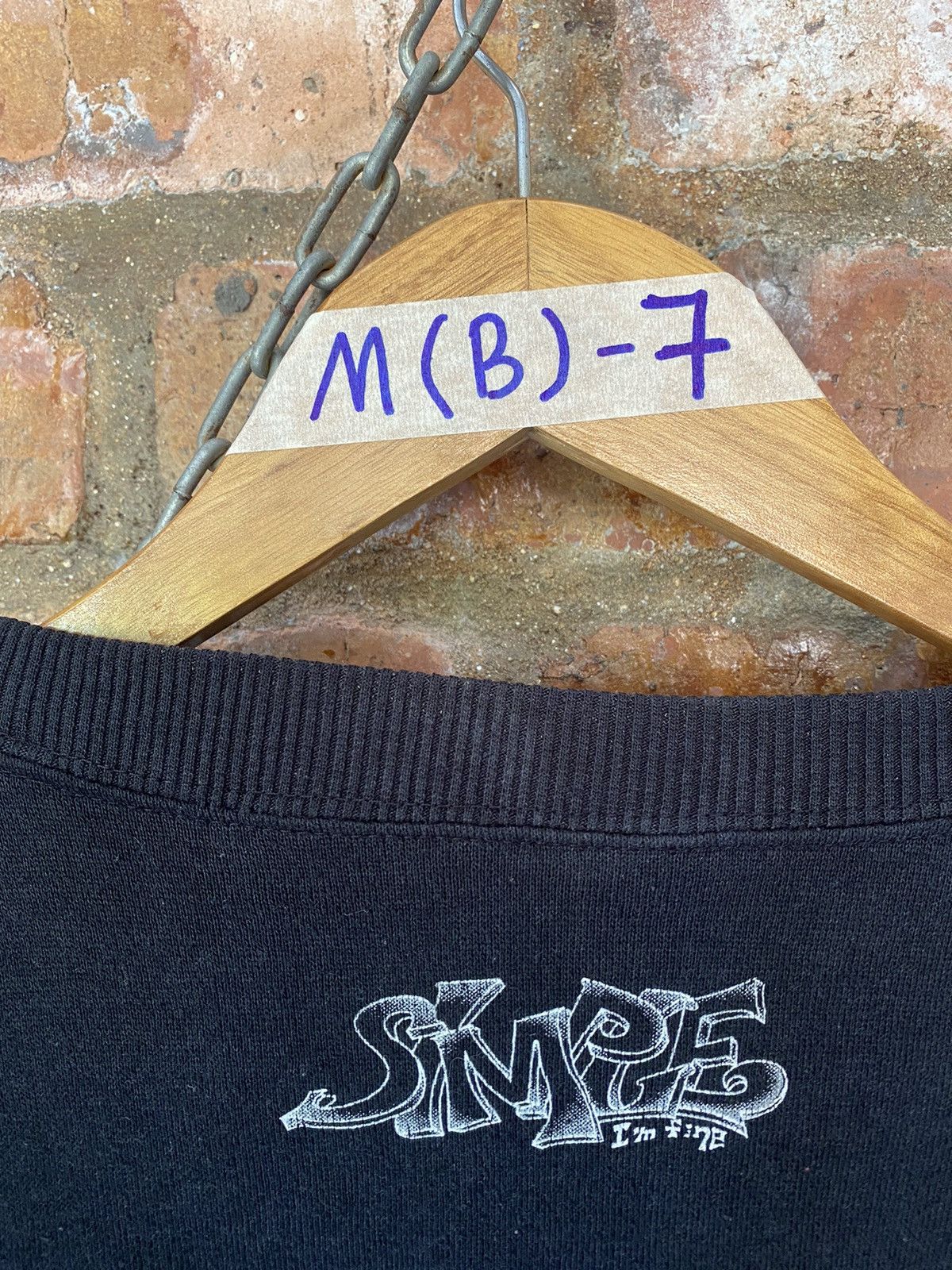 JNCO 1990s Hill Crop Jpn “Simple i’m fine” subware grafiti futura Size US L / EU 52-54 / 3 - 8 Thumbnail