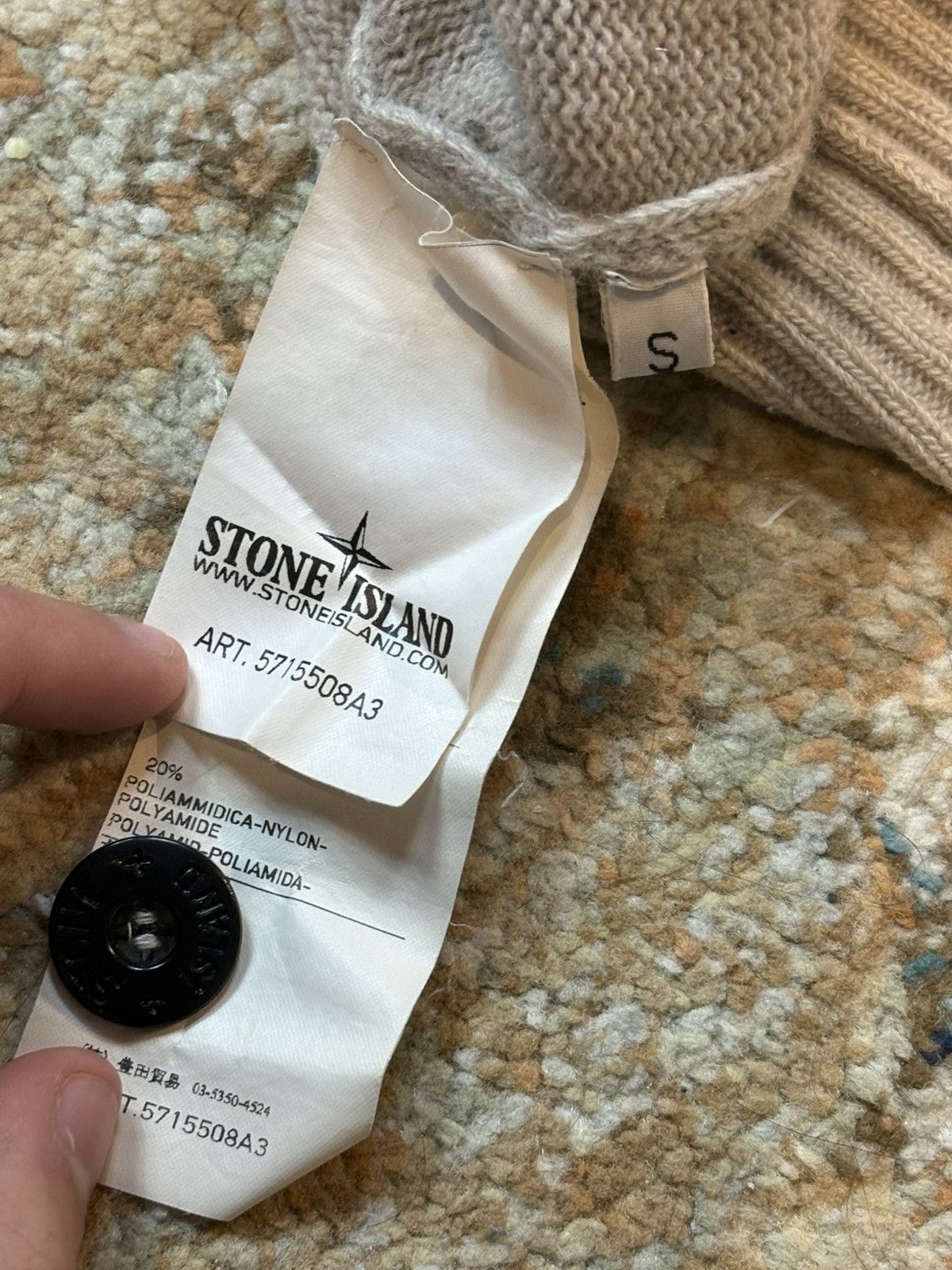 Stone Island 00s Stone Island Vintage Knitted Wool Sweater Indie Sleaze Size US M / EU 48-50 / 2 - 12 Thumbnail
