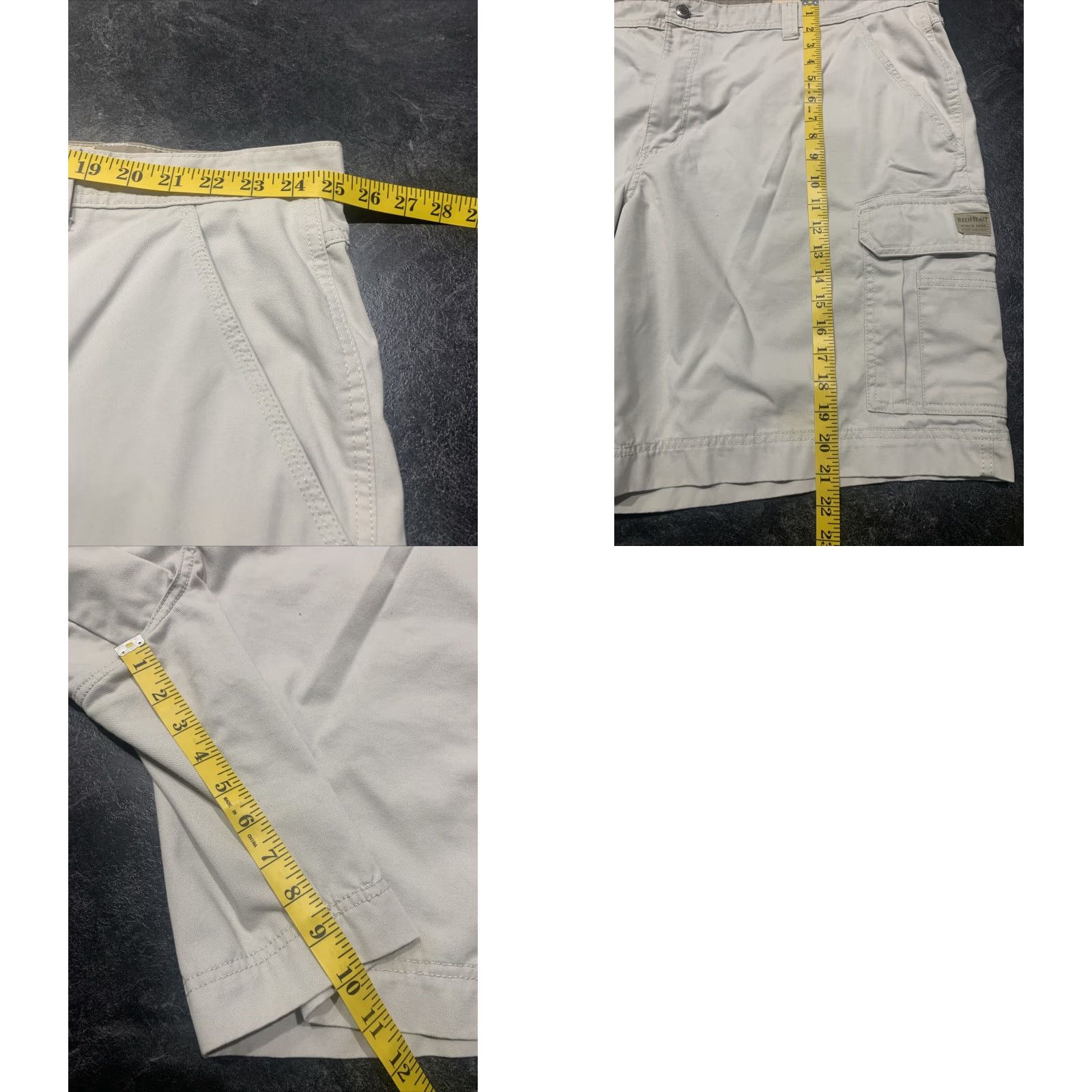 Vintage VINTAGE RedHead Cargo Shorts Big & Tall Men 50 Beige Cotton Casual Summer Outdoor Mens Size US 34 / EU 50 - 8 Thumbnail