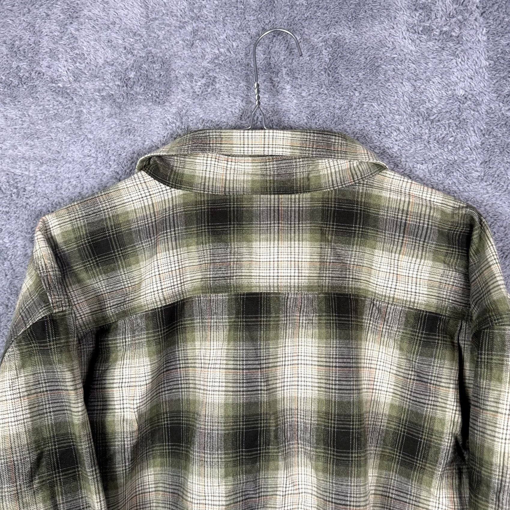 Carhartt Carhartt Flannel Shirt Mens 2XL Original Fit Heavyweight 104451 Workwear Utility Plaid Green Button-Up Long Sleeve Cotton Size US XXL / EU 58 / 5 - 7 Thumbnail