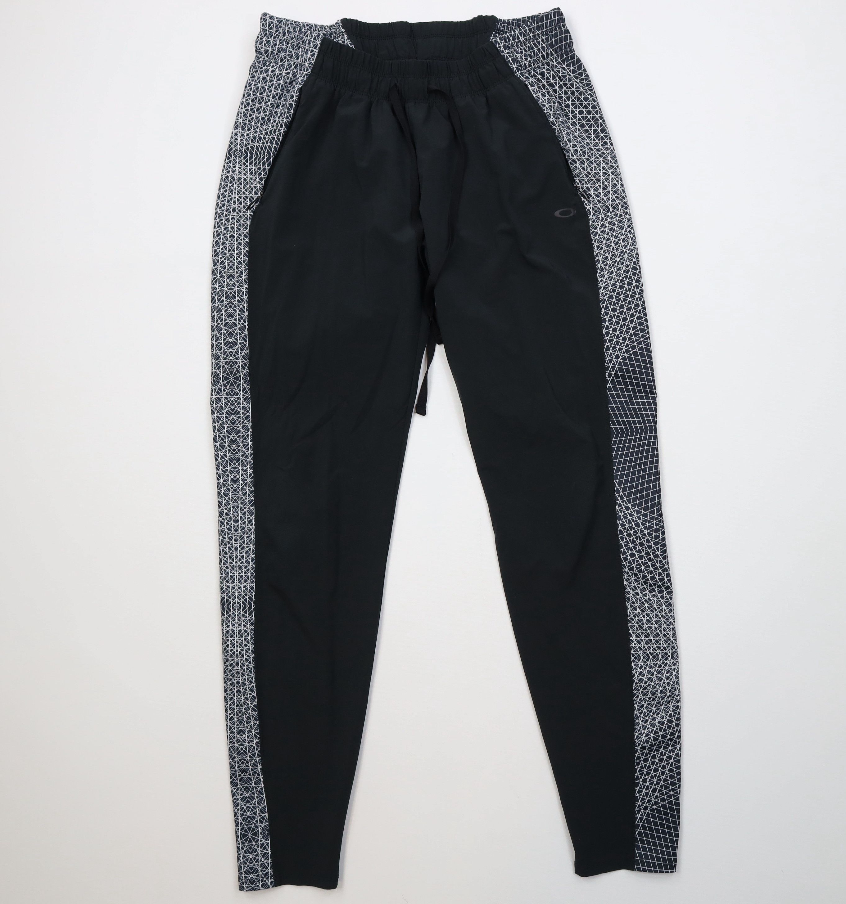 Oakley Vintage Y2K Oakley O Logo Geometric Tapered Leg Pants Black Size US 32 / EU 48 - 1 Thumbnail